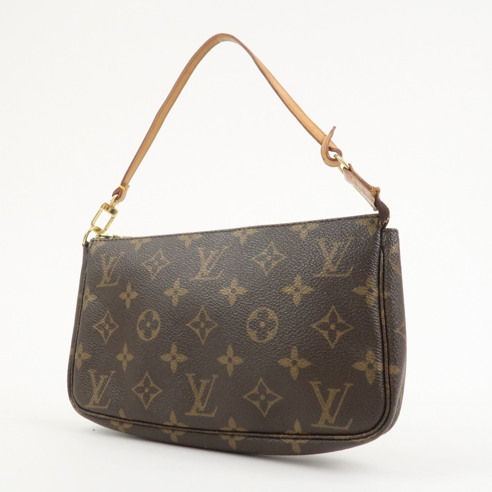 Louis Vuitton Monogram Pochette Accessoires Pouch Hand Bag M51980
