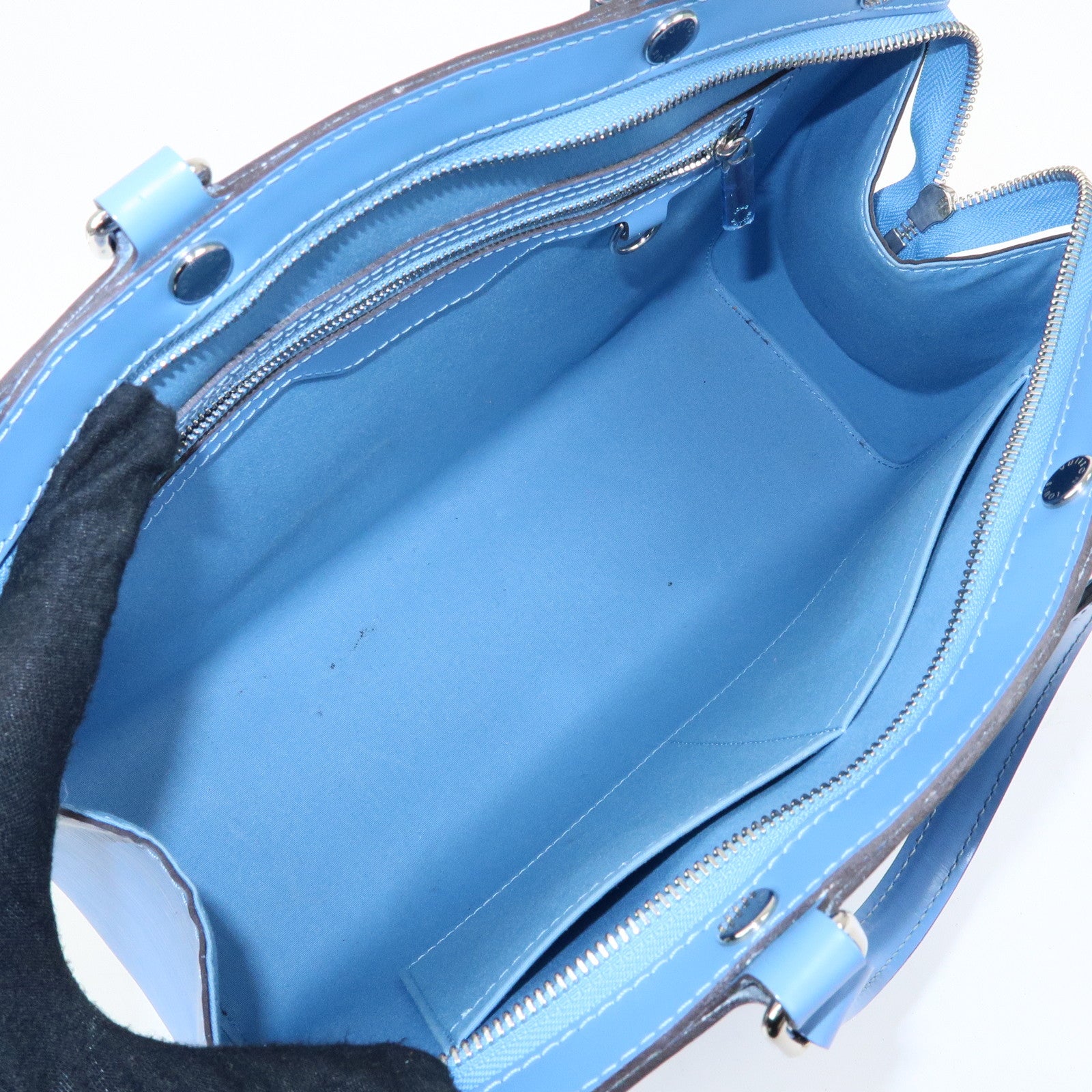 Louis Vuitton Epi Leather Brea MM 2Way Bag Hand Bag Blue
