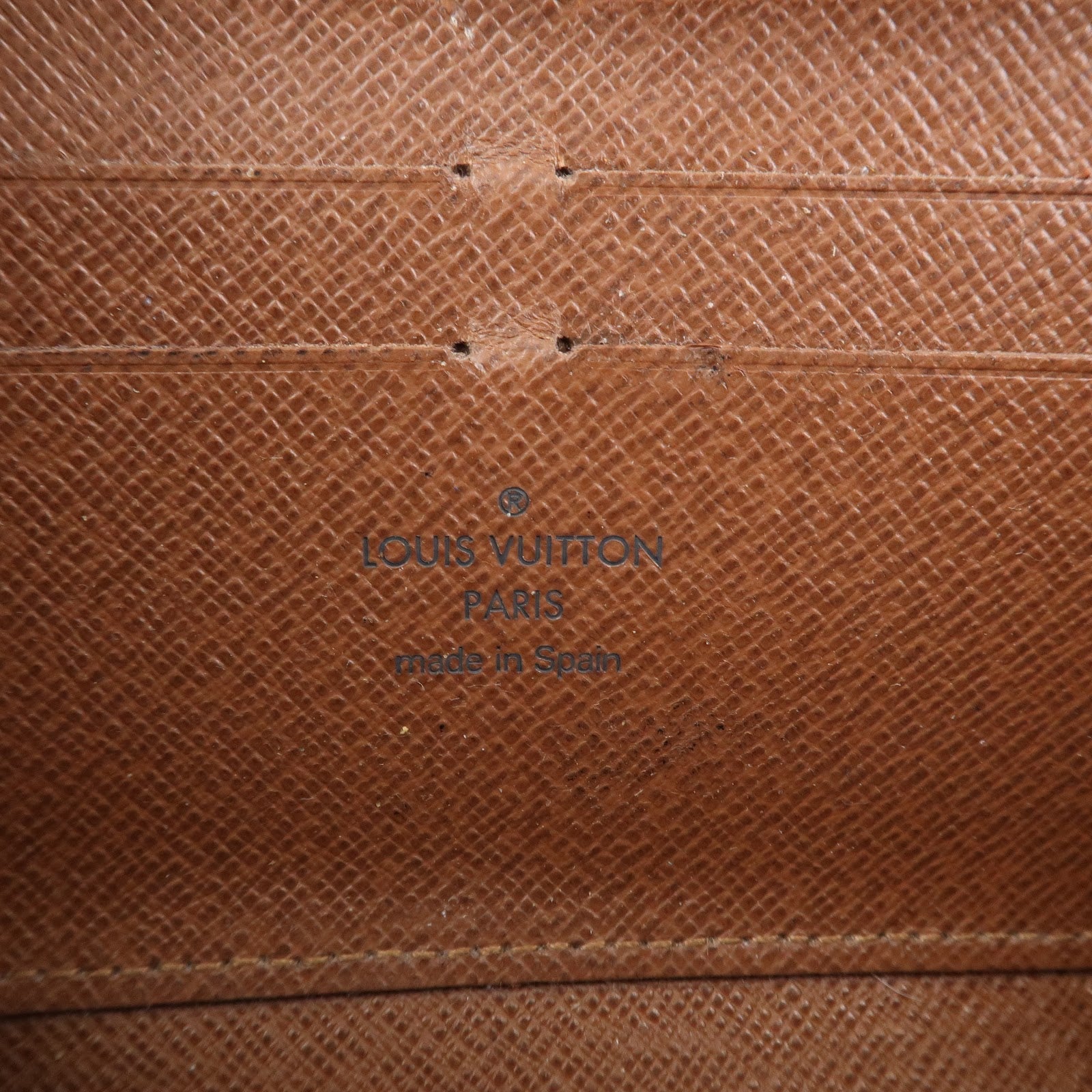 Louis Vuitton Monogram Zippy Round Long Wallet Brown M42616