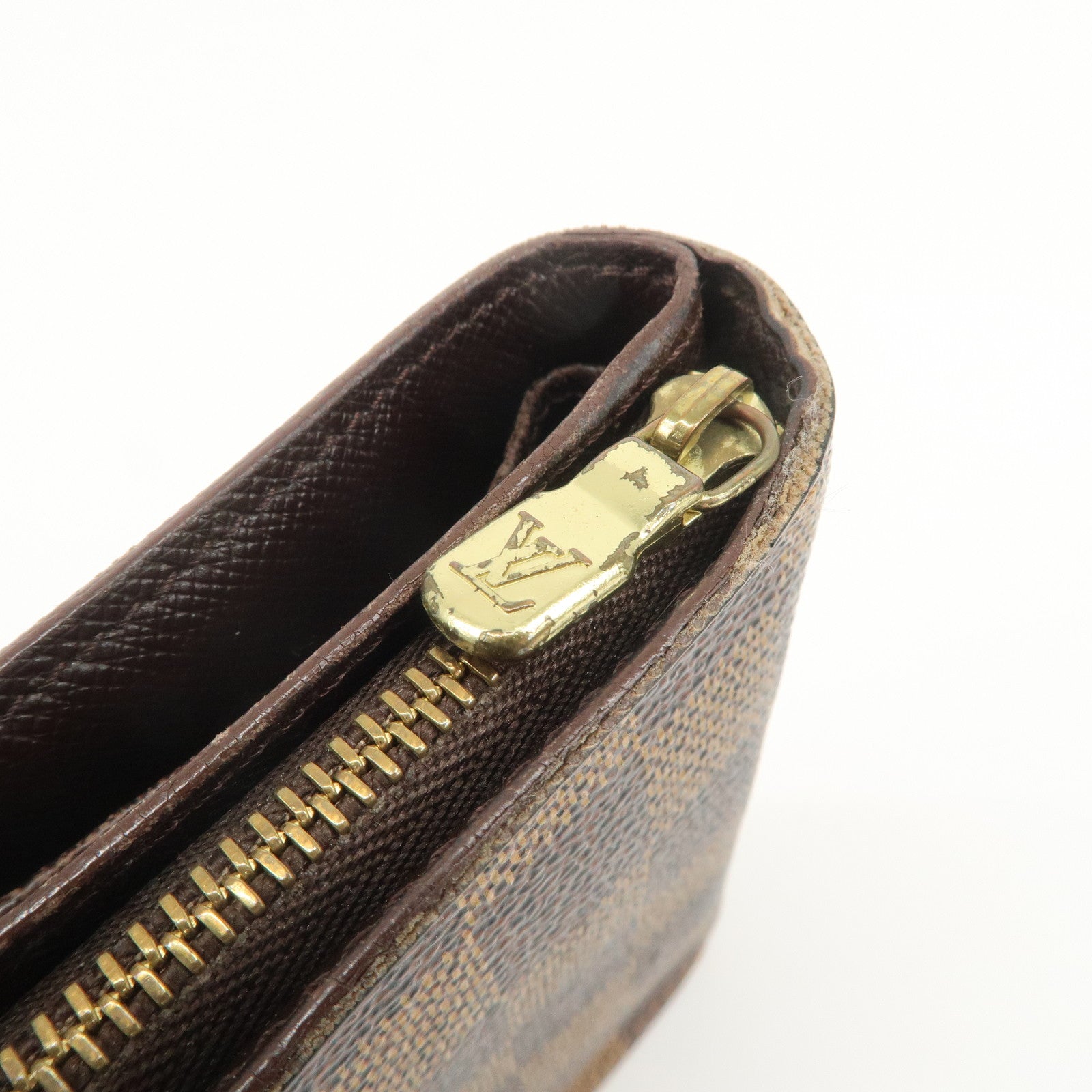 Louis Vuitton Damier Compact Zippy Bi-fold Small Wallet N61668