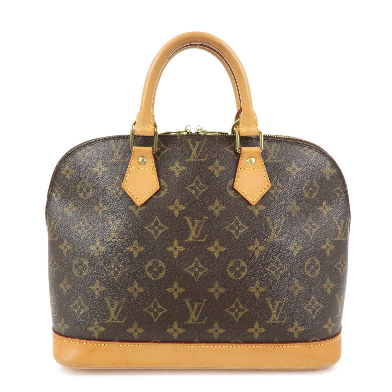 Louis Vuitton Monogram Alma PM Hand Bag Brown M51130