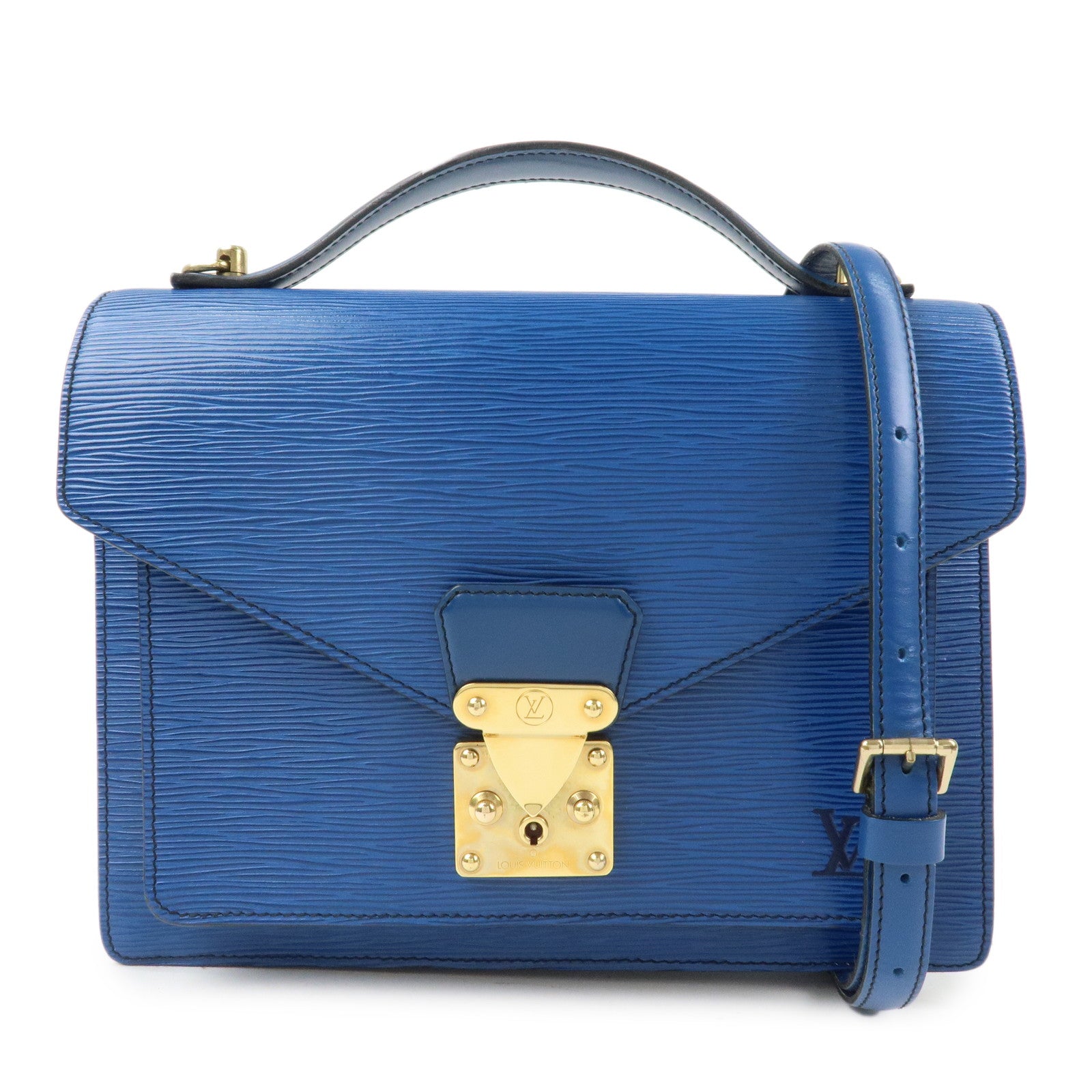 Louis Vuitton Epi Monceau 2Way Shoulder Bag Hand Bag M52125