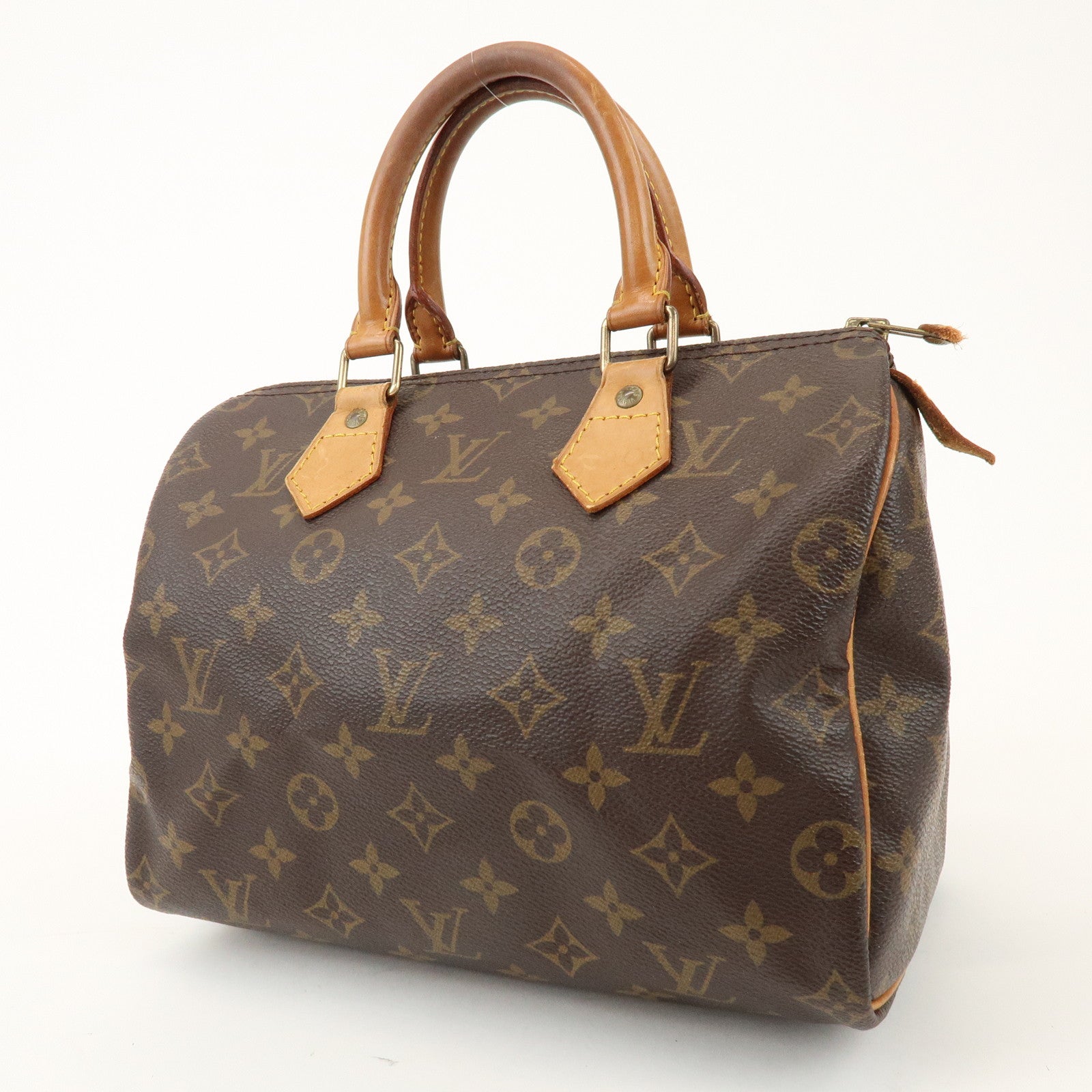 Louis Vuitton Monogram Speedy 25 Boston Bag Hand Bag Brown M41528
