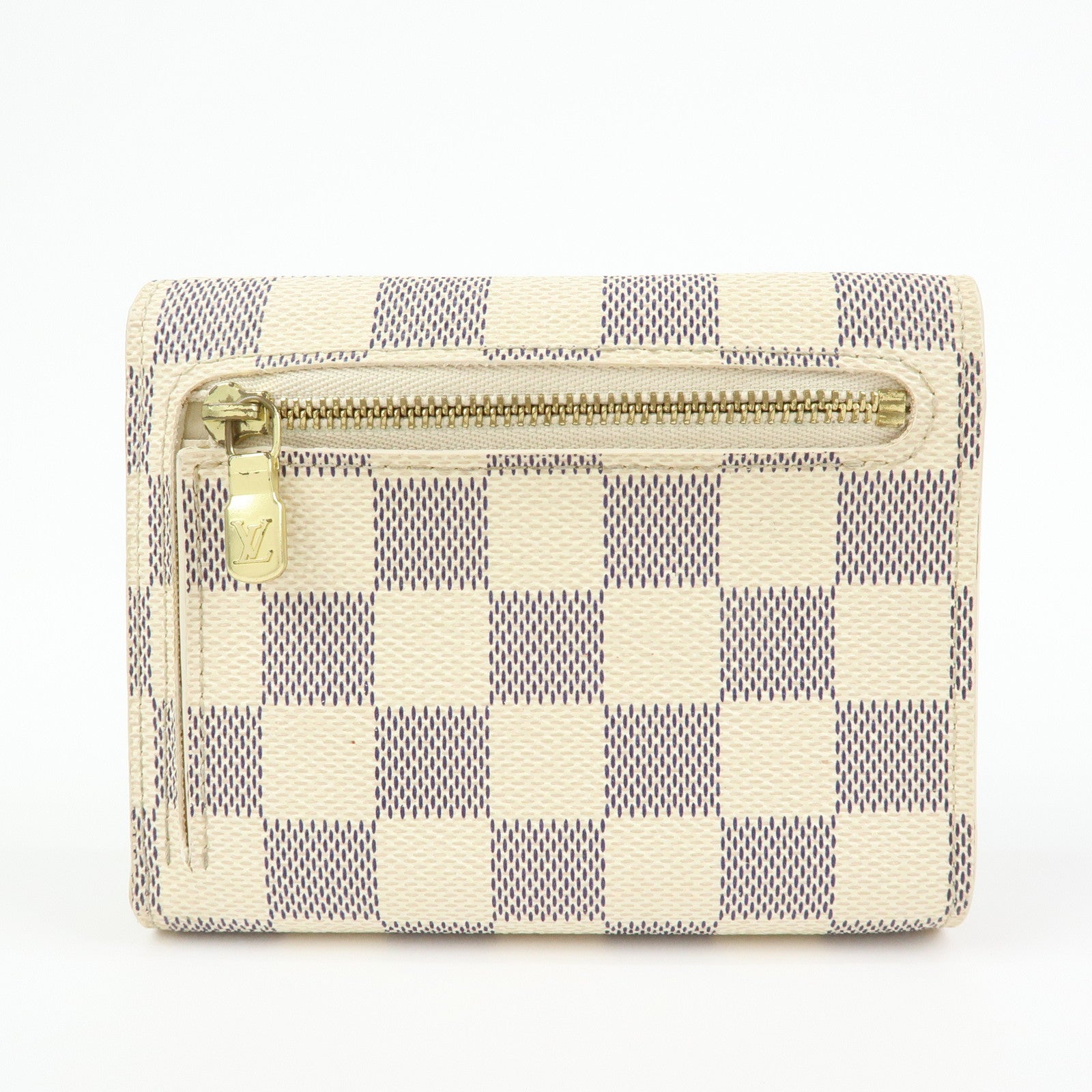 Louis Vuitton Damier Azur Compact Wallet Portefeuille Koala N60013