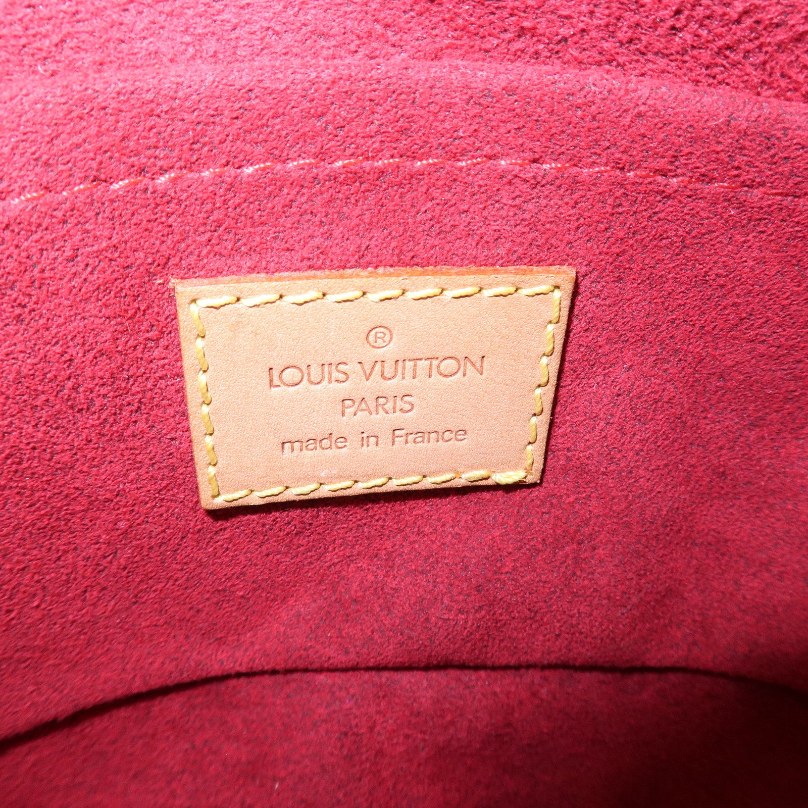Louis Vuitton Monogram Pochette Croissant Shoulder Bag Brown M51510 Used