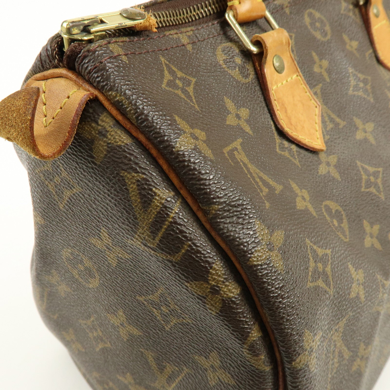 Louis Vuitton Monogram Speedy 30 Boston Bag Hand Bag Brown M41526