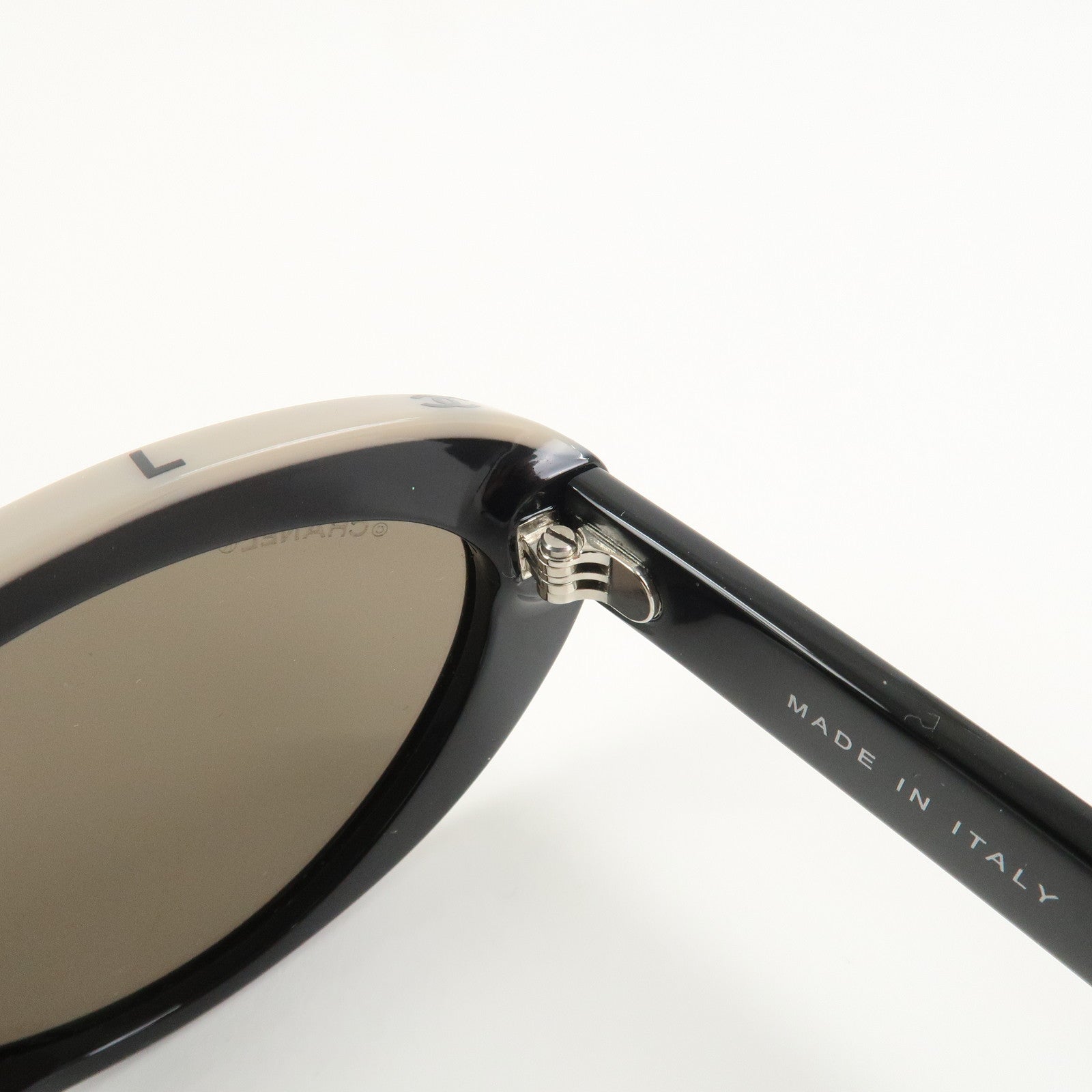 CHANEL Plastic Sunglasses Black 5416-A c.534/3 57□17 140 3N