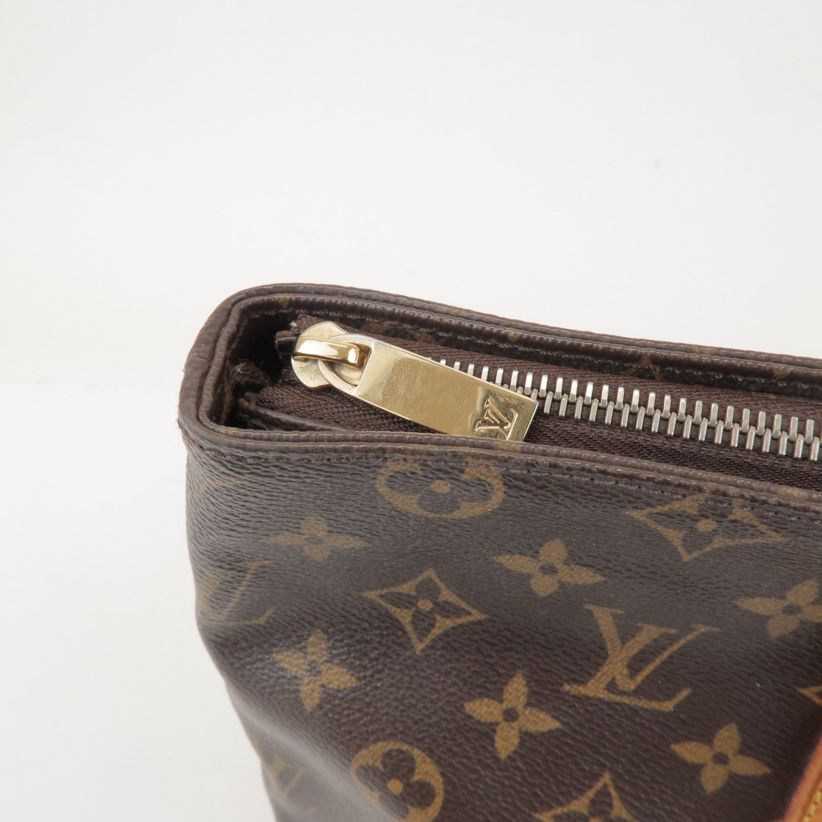 Louis Vuitton Monogram Cabas Mezzo Tote Bag Shoulder Bag M51151
