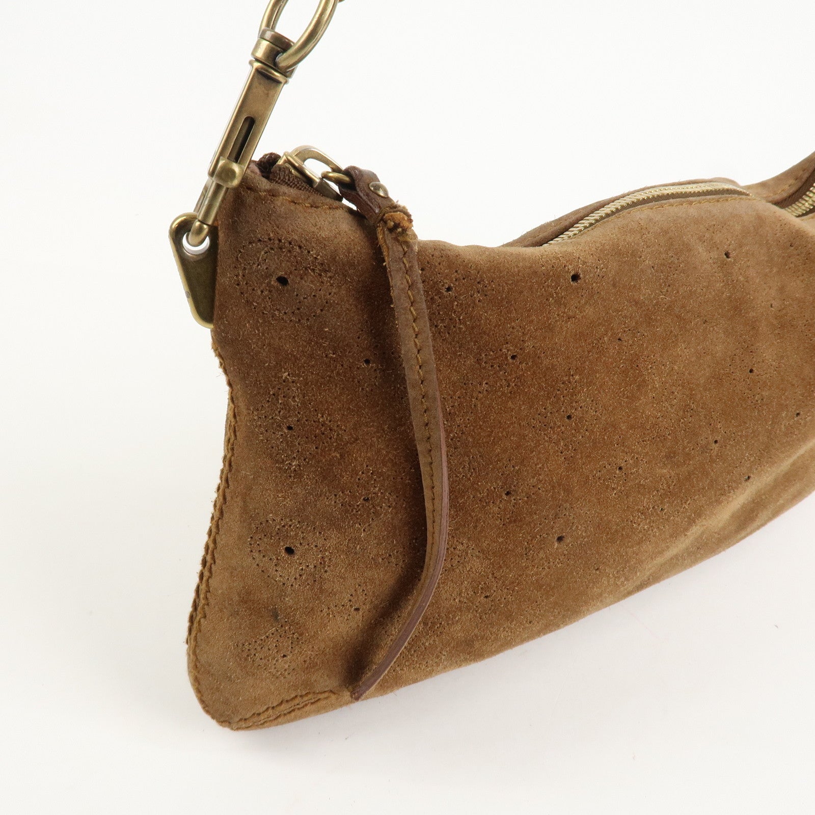 Louis Vuitton Monogram Mahina Onata PM Suede Shoulder Bag M95123 Used