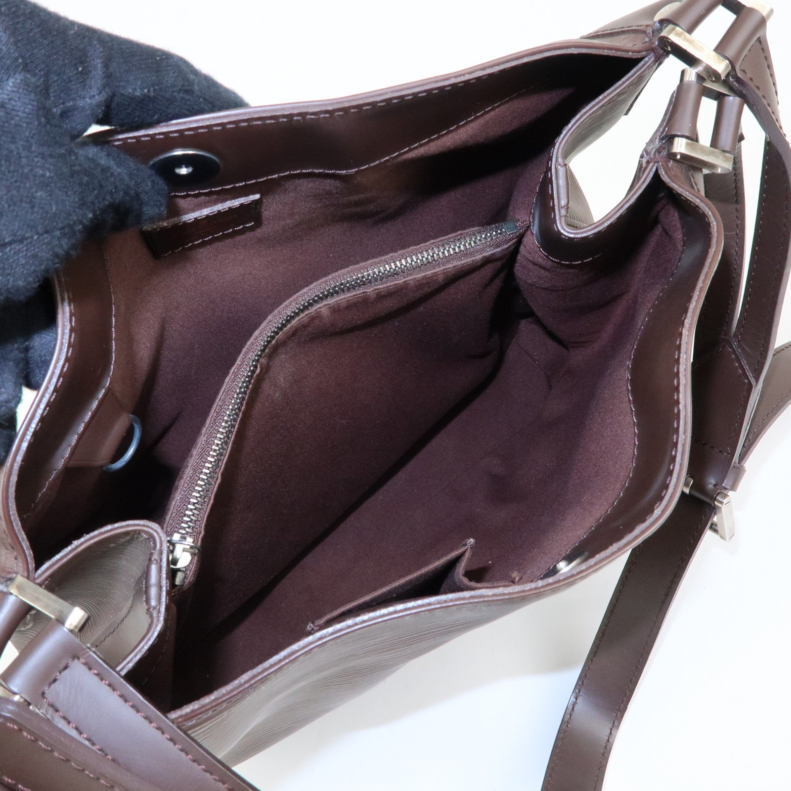 Louis Vuitton Epi Mandala PM Hand Bag Shoulder Bag Mocha M5893D