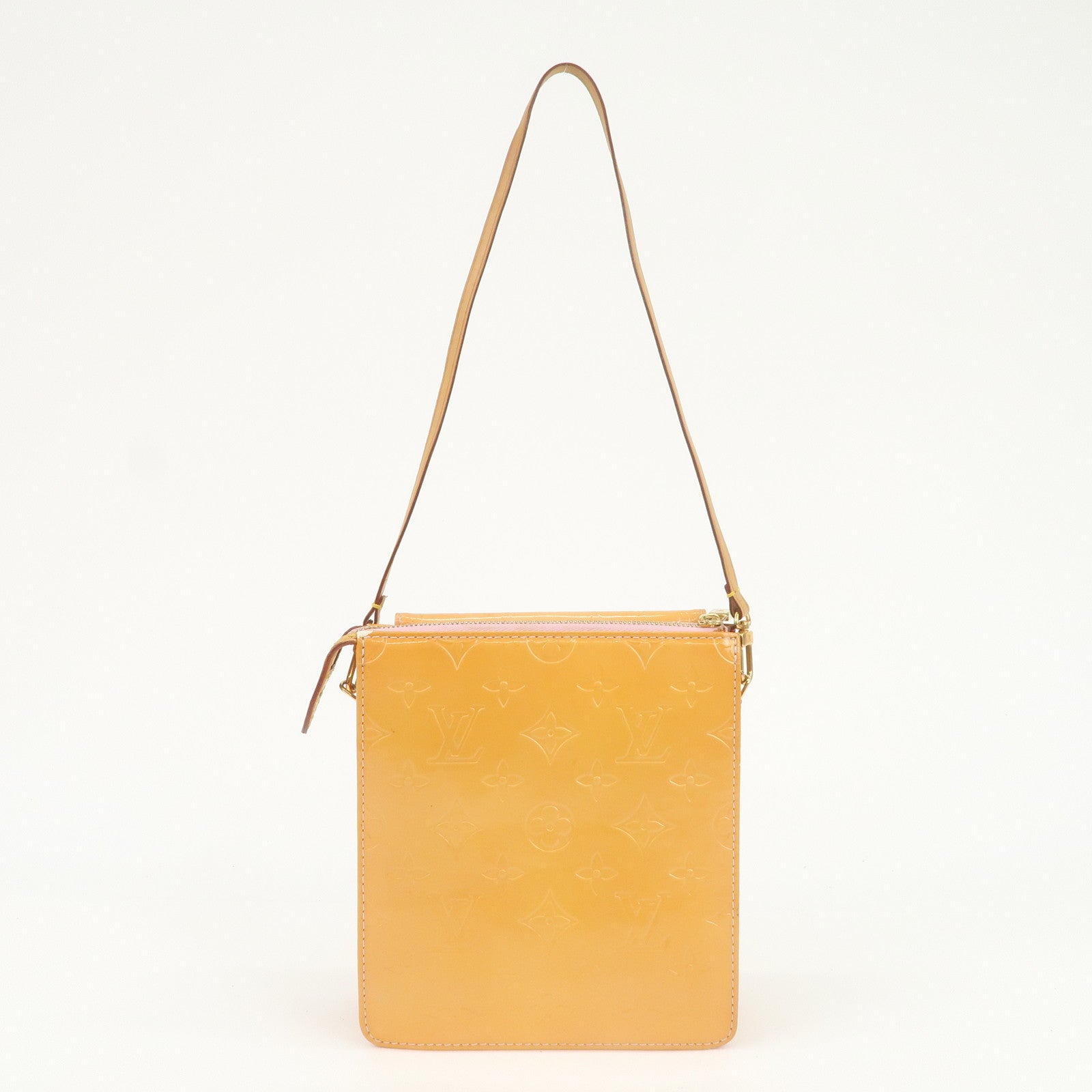 Louis Vuitton Monogram Vernis Leather Motto Shoulder Bag M91034