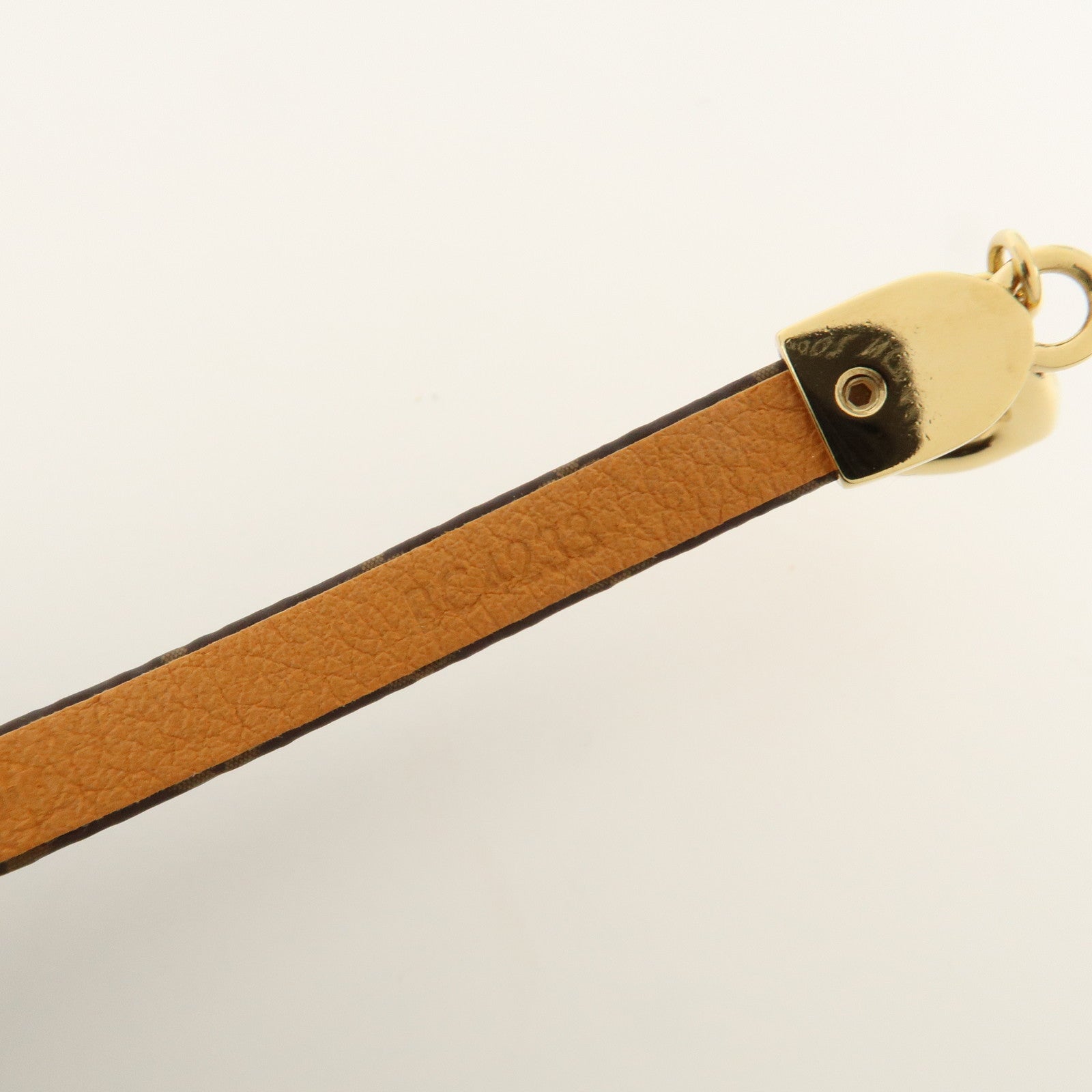 Louis Vuitton Monogram Say Yes Bracelet Brown Gold HDW M6758E Used