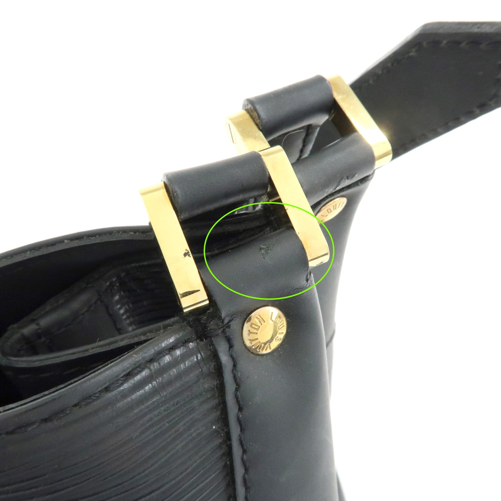 Louis Vuitton Epi Mandala MM Shoulder Bag Noir Black M58892