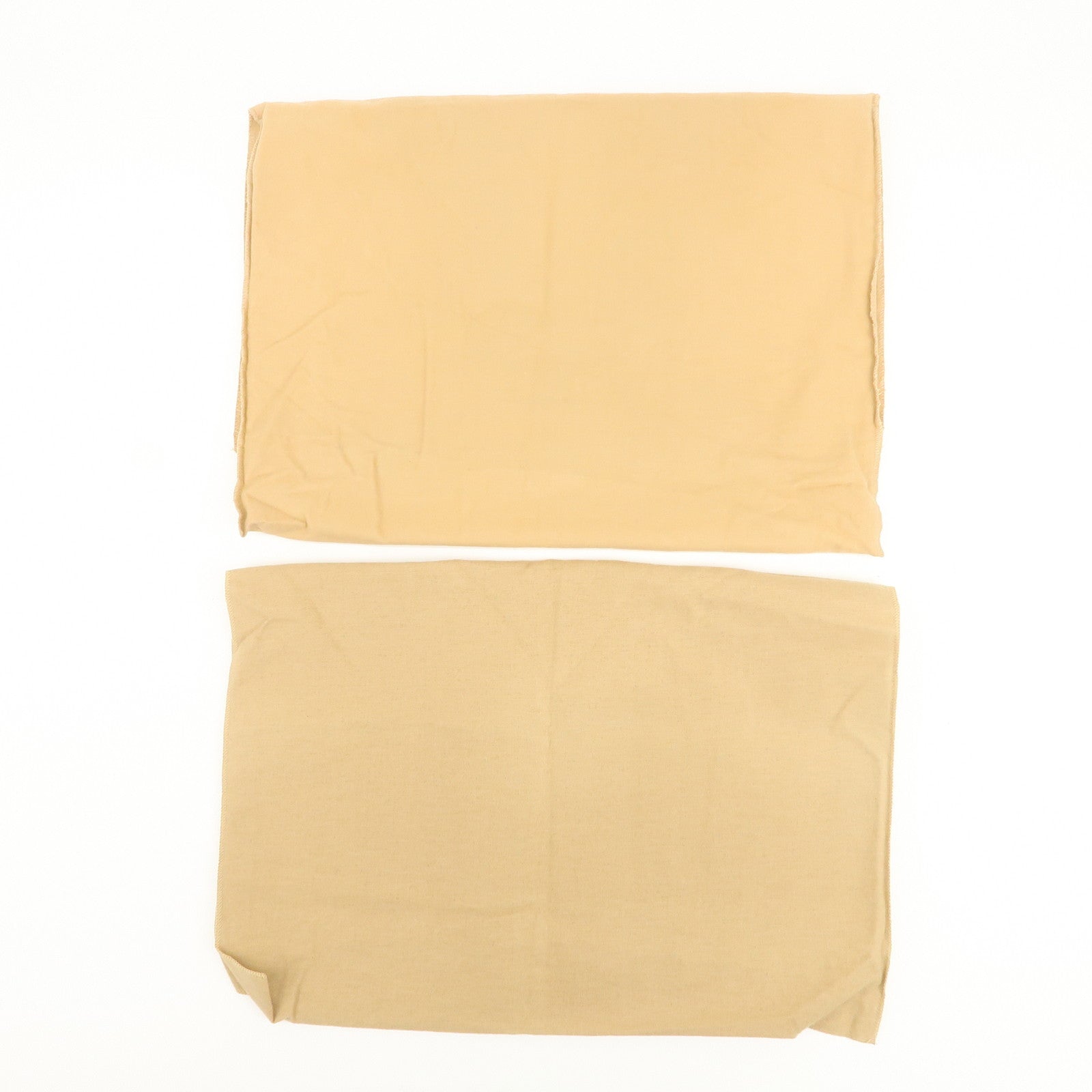 Louis Vuitton Set of 10 Dust Bag Storage Bag Flap Style Beige