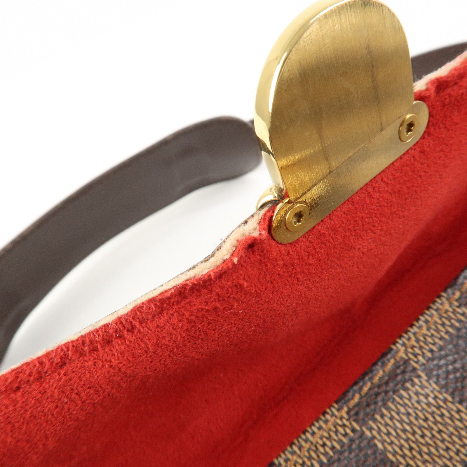 Louis Vuitton Damier Leather Canvas Ravello GM Shoulder Bag N60006 Used