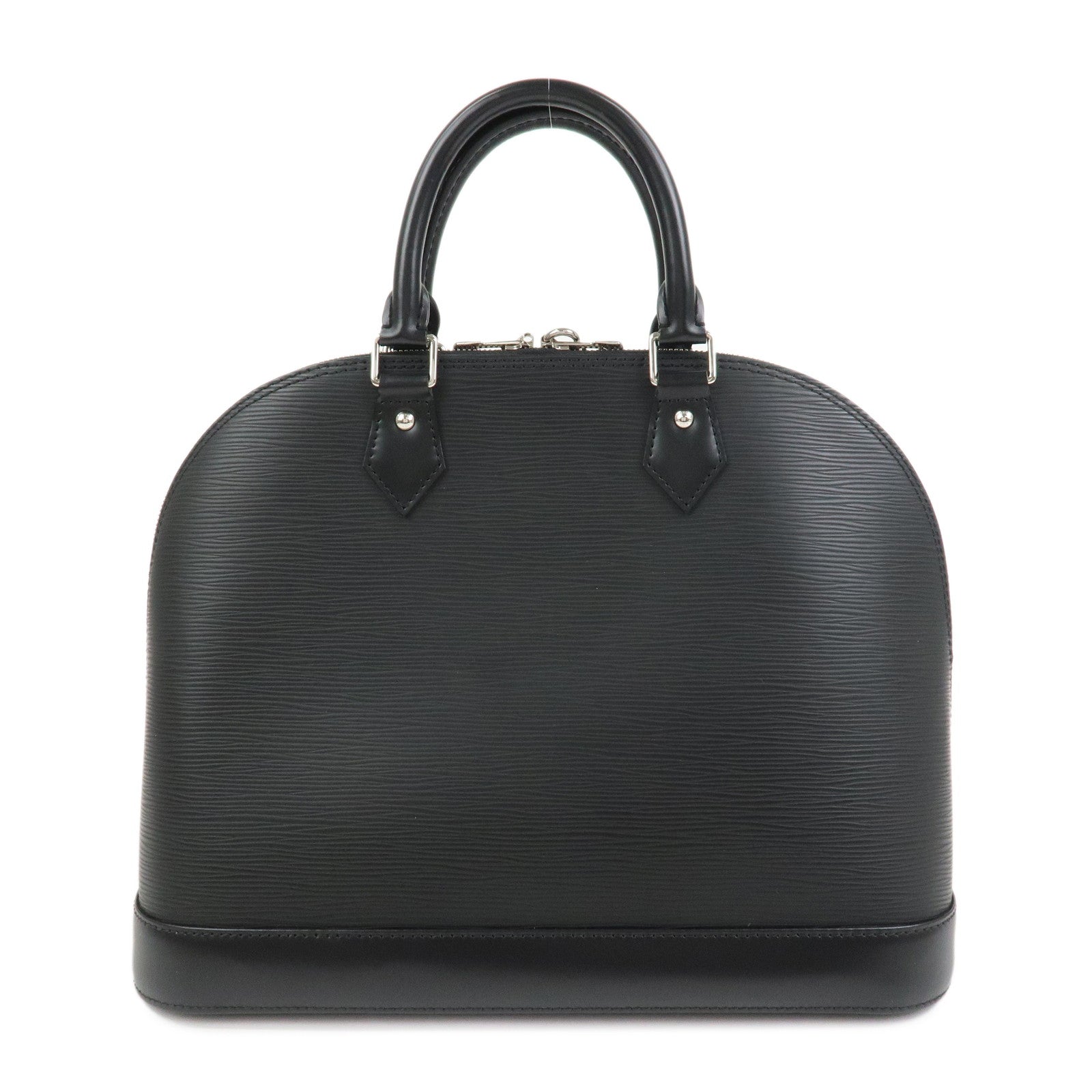 Louis Vuitton Epi Leather Alma MM Hand Bag Noir Black M40872