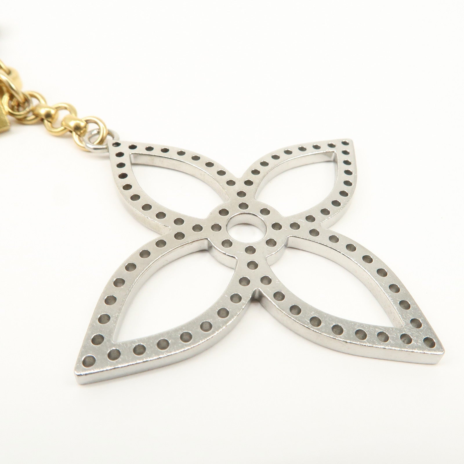 Louis Vuitton Metal Bijoux Sac Tapage Bag Charm Gold Silver M65090 Used