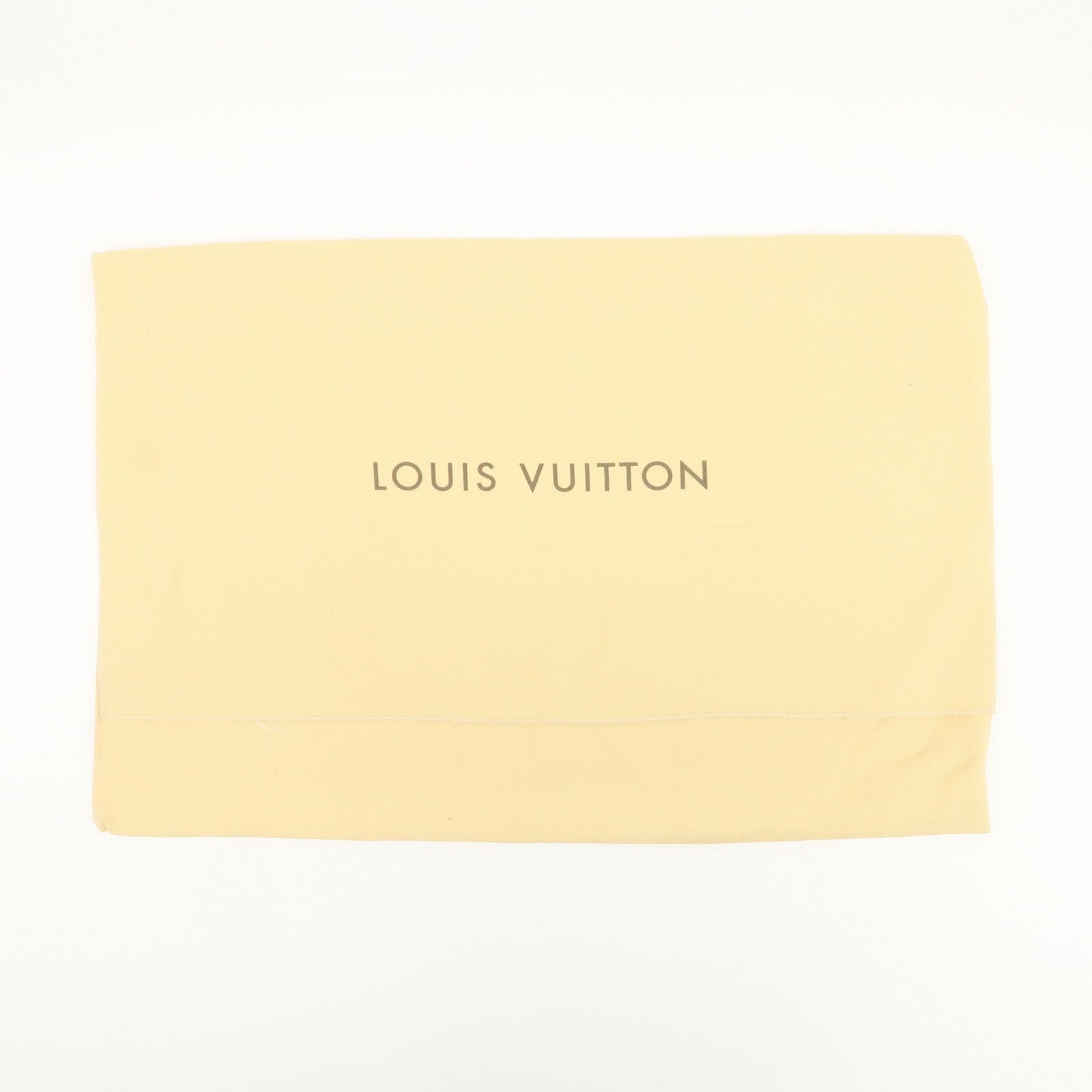 Louis Vuitton Set Of 12 Dust Bag Storage Bag Flap Style Beige