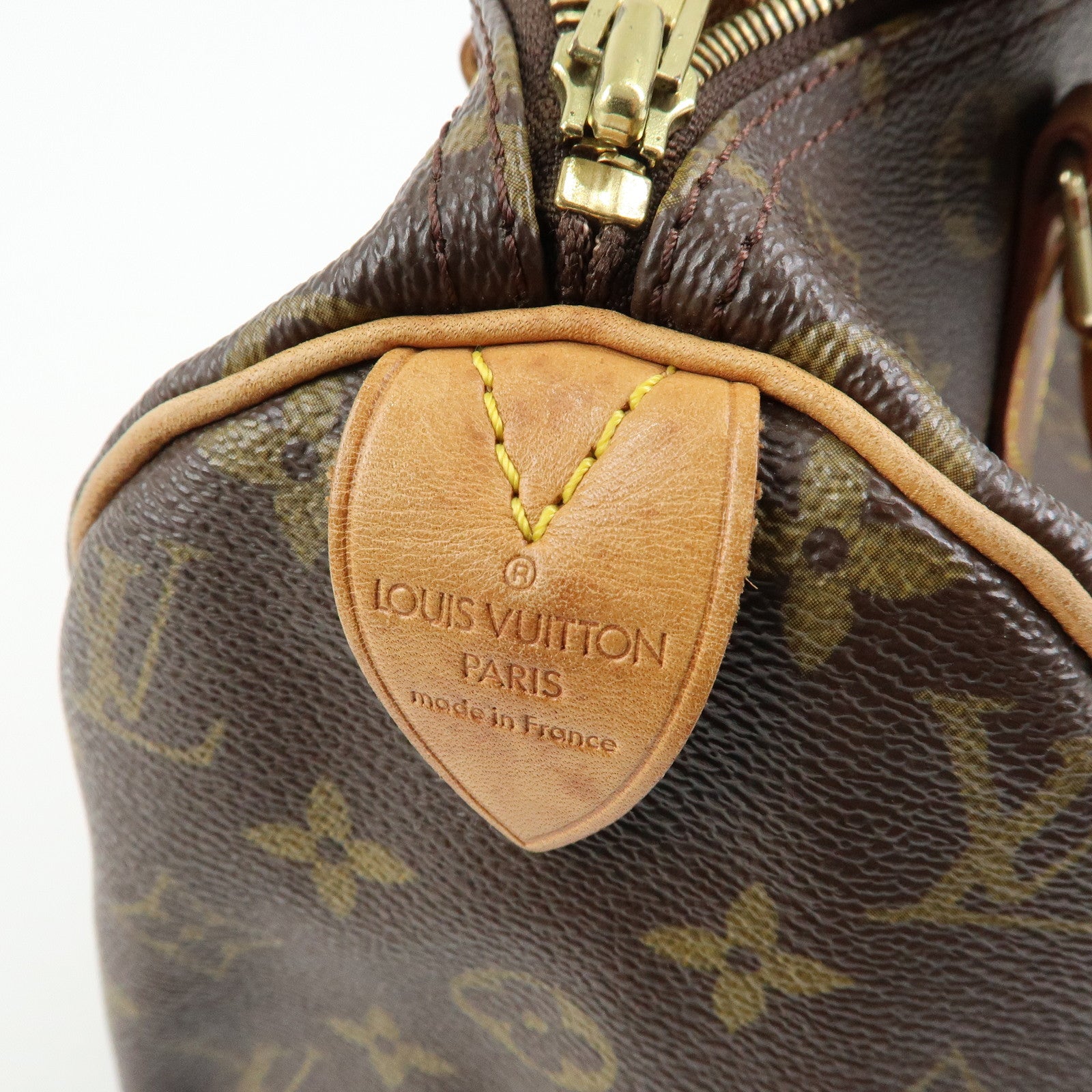 Louis Vuitton Monogram Speedy 30 Boston Bag Hand Bag Brown M41526