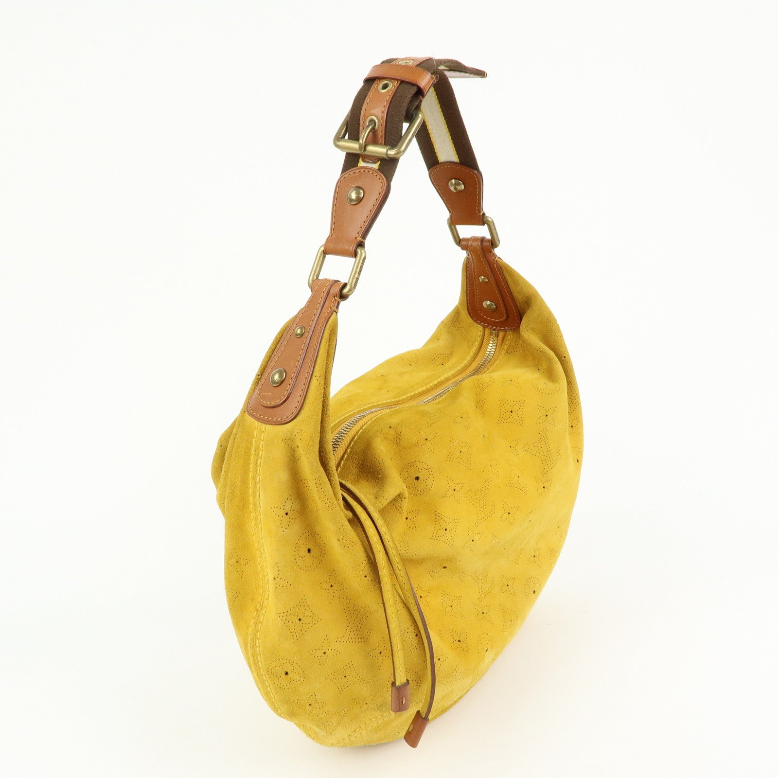 Louis Vuitton Monogram Mahina Onata GM Shoulder Bag Yellow M95118