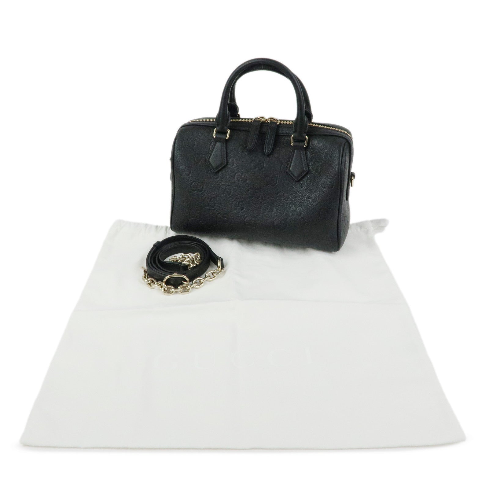 GUCCI Guccissima Leather 2Way Bag Hand Bag Shoulder Bag 815255