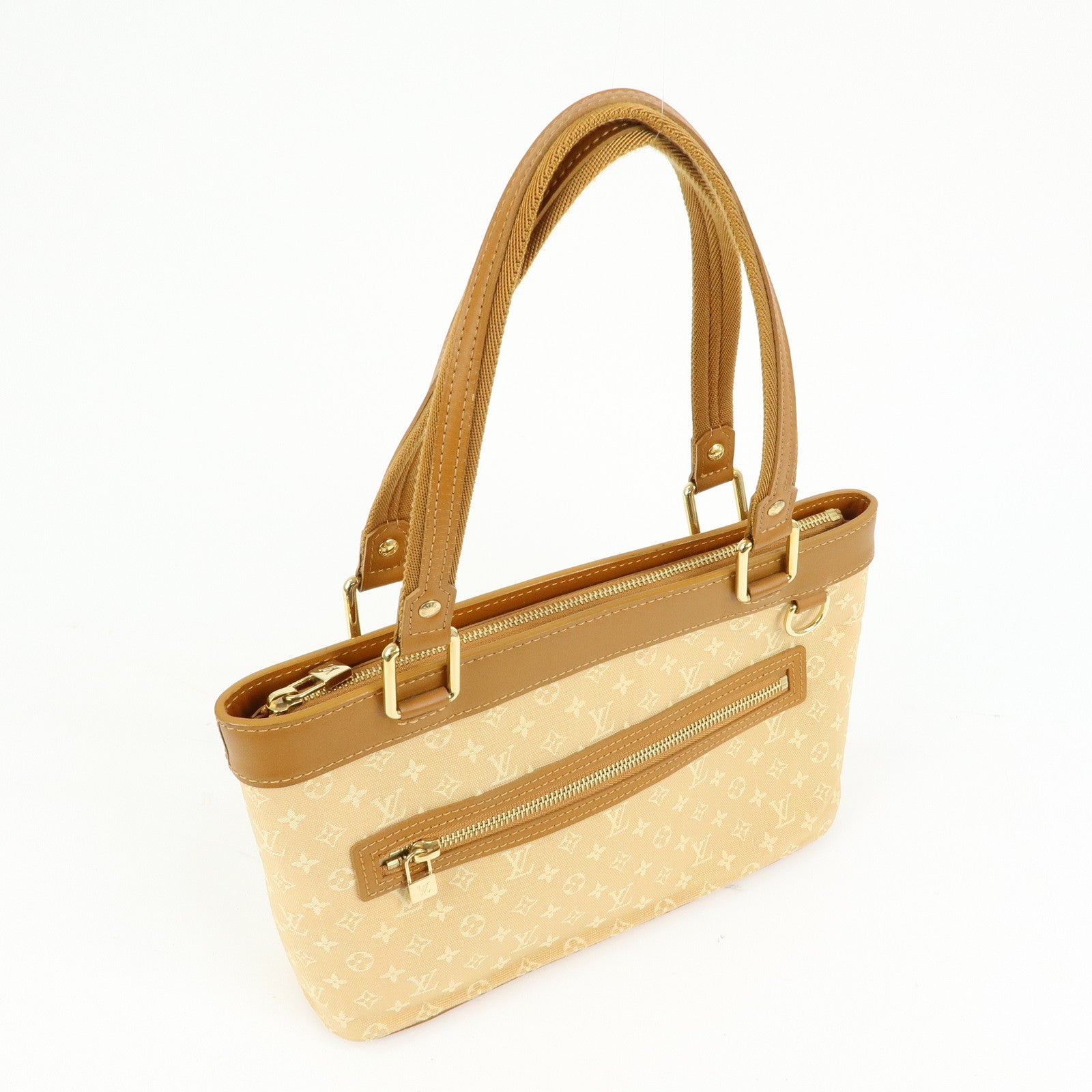 Louis Vuitton Monogram Mini Lucille PM Hand Bag Beige M92684