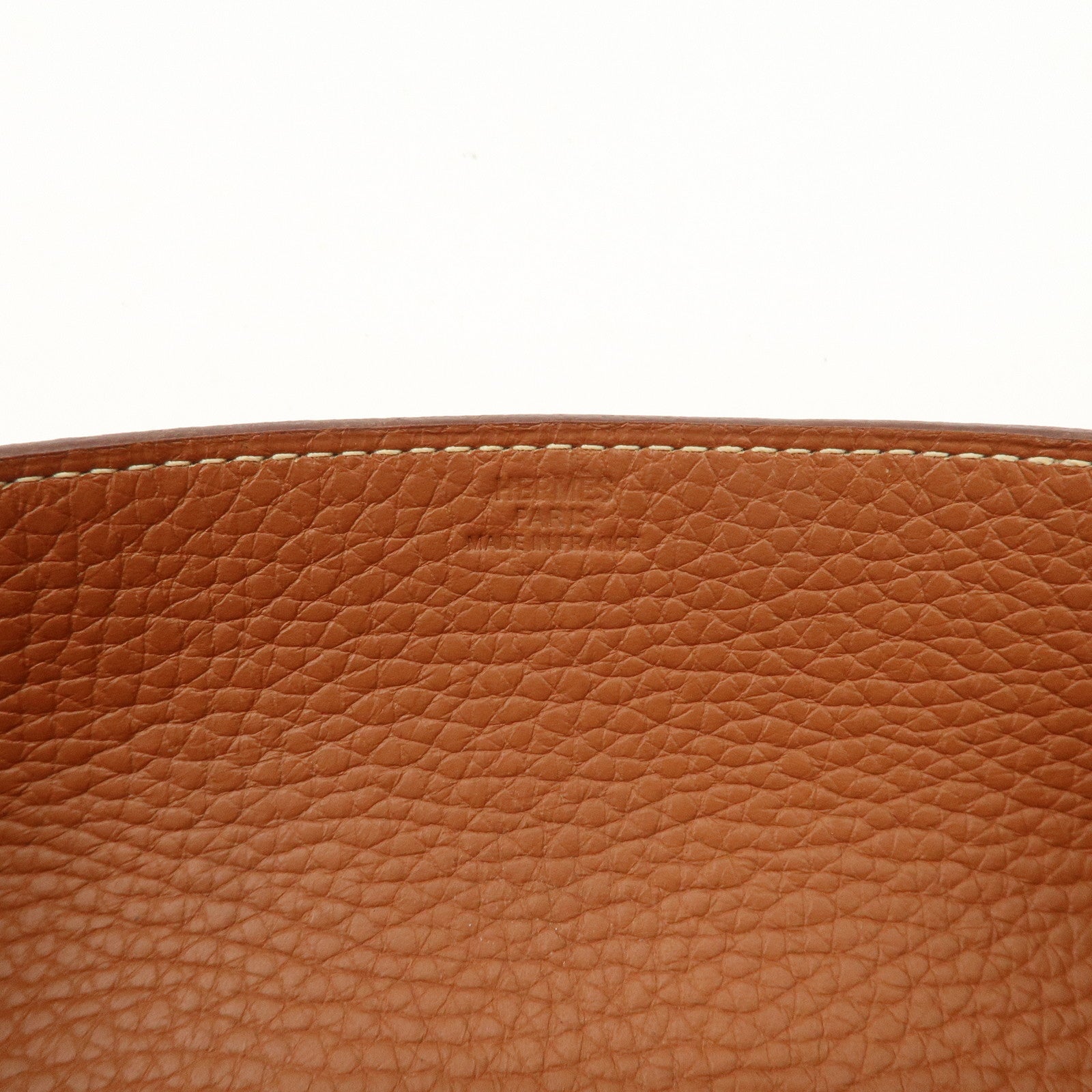 HERMES Vide Poches Mini Mises Et Relances Leather Accessory Tray Used