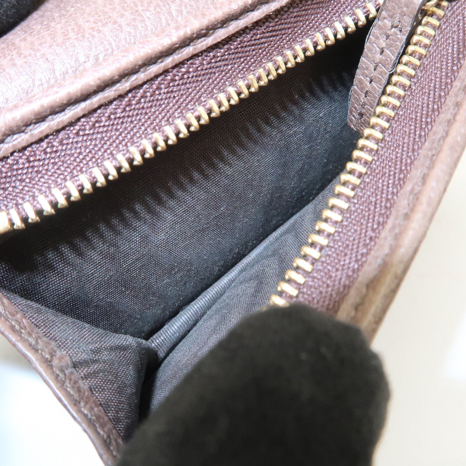 GUCCI Ophidia GG Supreme Leather Bi-Fold Wallet Beige 523155