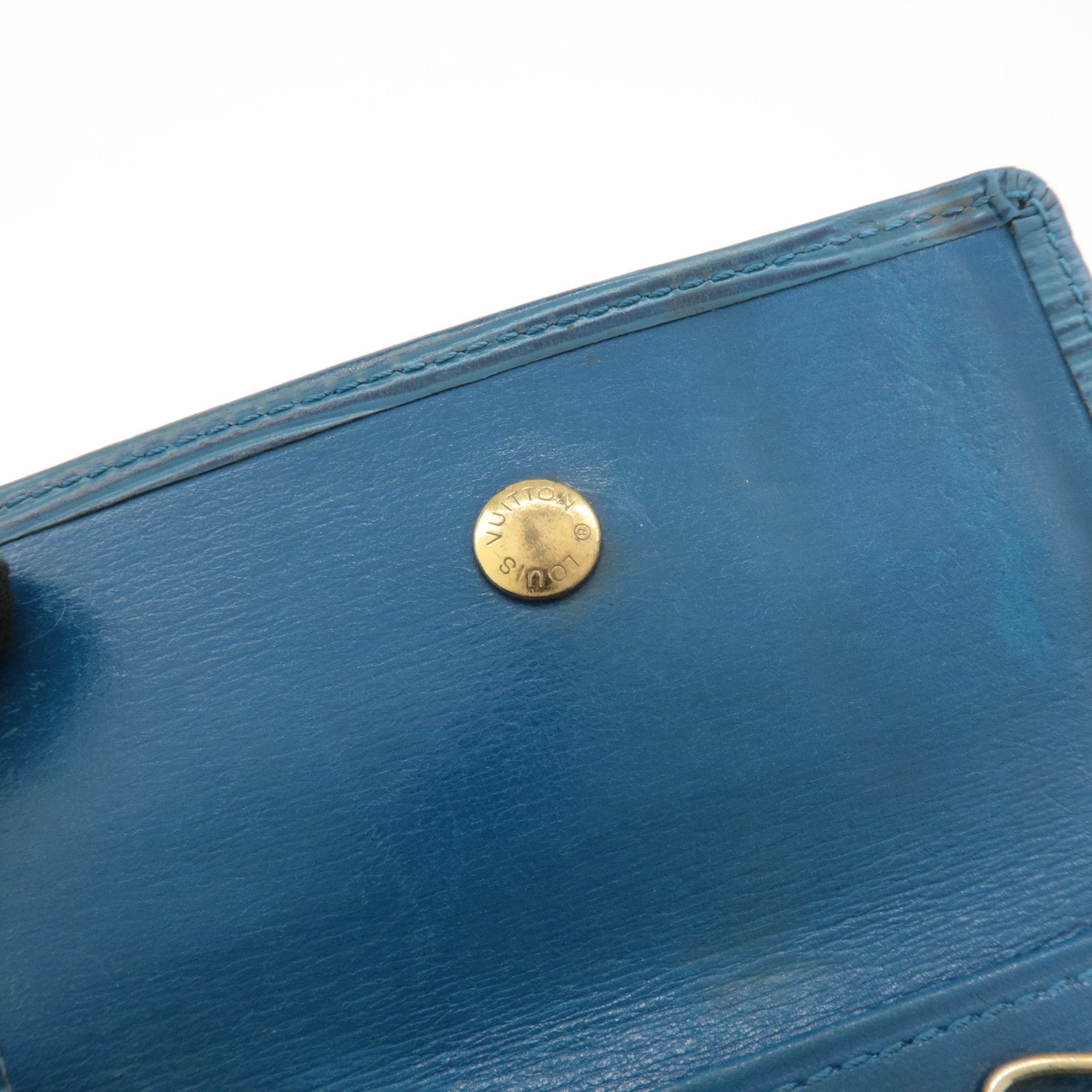 Louis Vuitton Epi Set of 2 Leather Coin Case Key Case M63815 M63703 Used