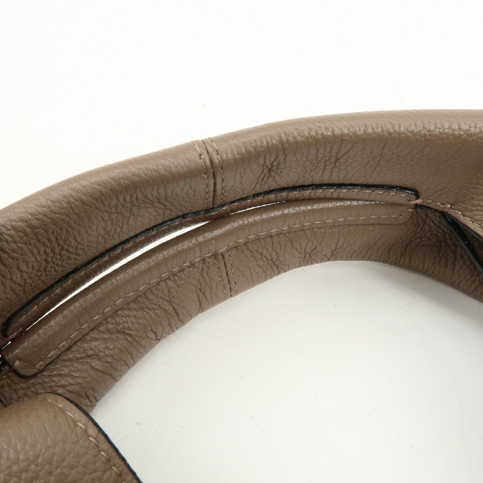 LOEWE Dunas Anagram Calfskin Shoulder Bag Hand Bag Brown