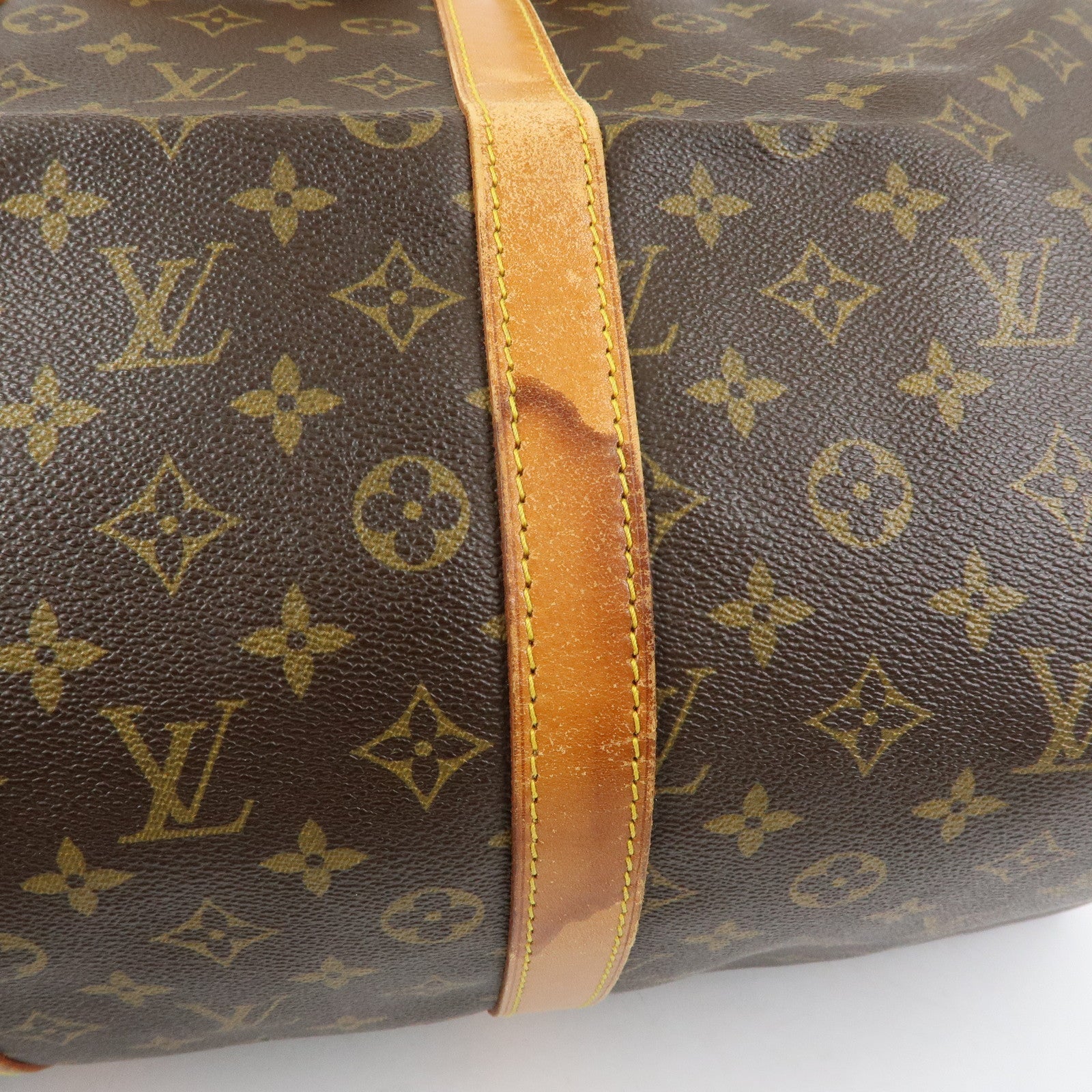 Louis Vuitton Monogram Keep All 55 Boston Bag Brown M41424