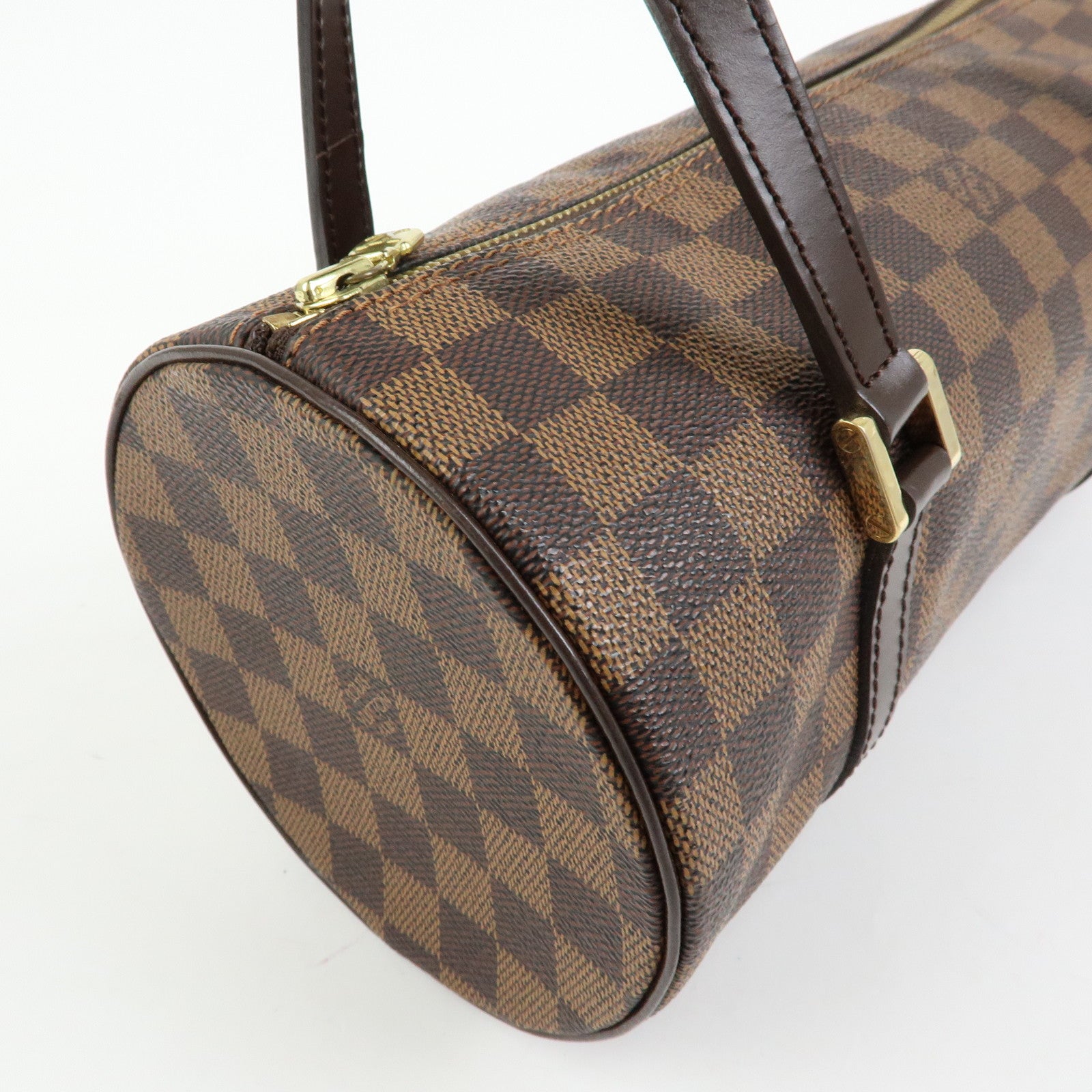 Louis Vuitton Damier Ebene Papillon 26 Hand Bag Brown N51304