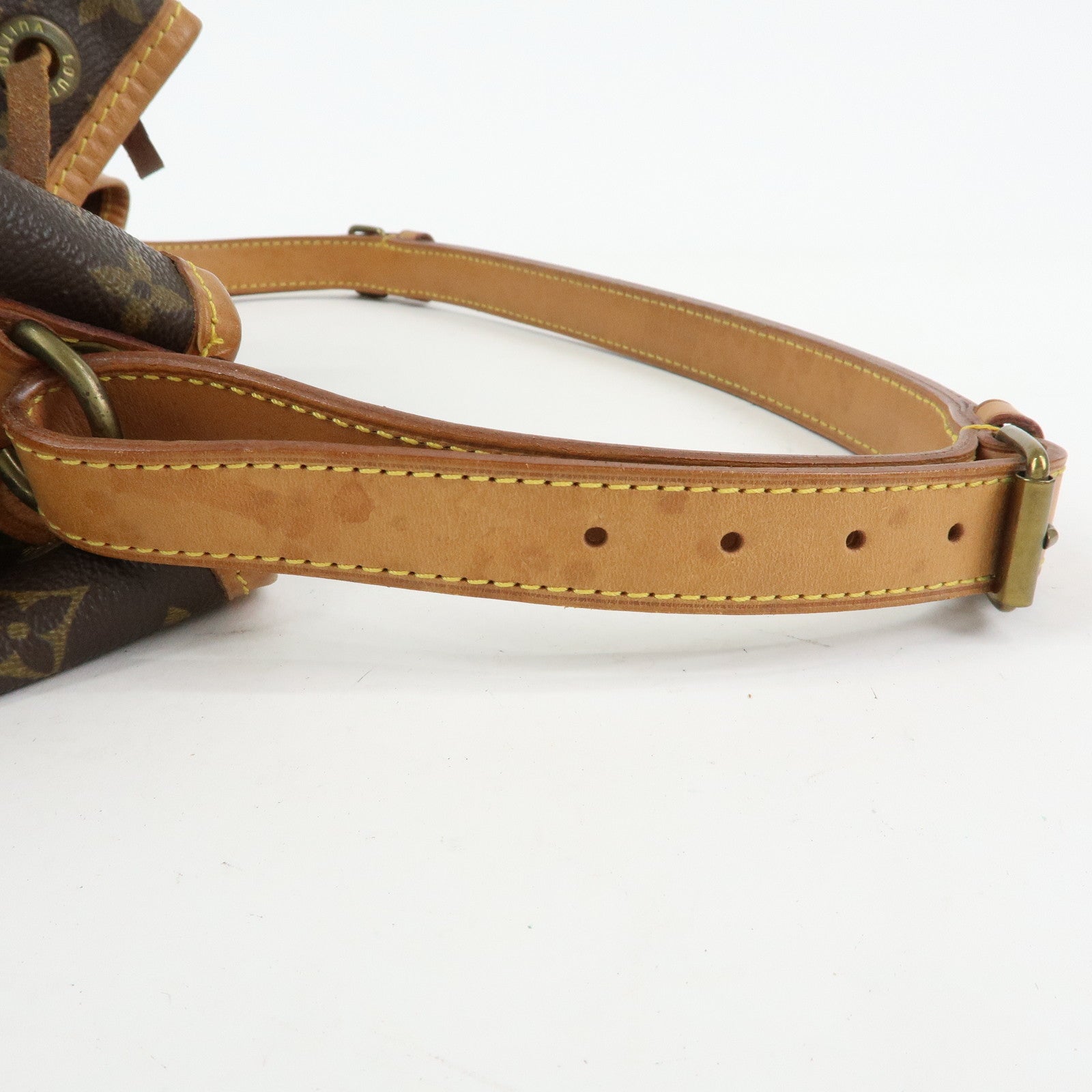 Louis Vuitton Monogram Petit Noe Shoulder Bag Brown M42226