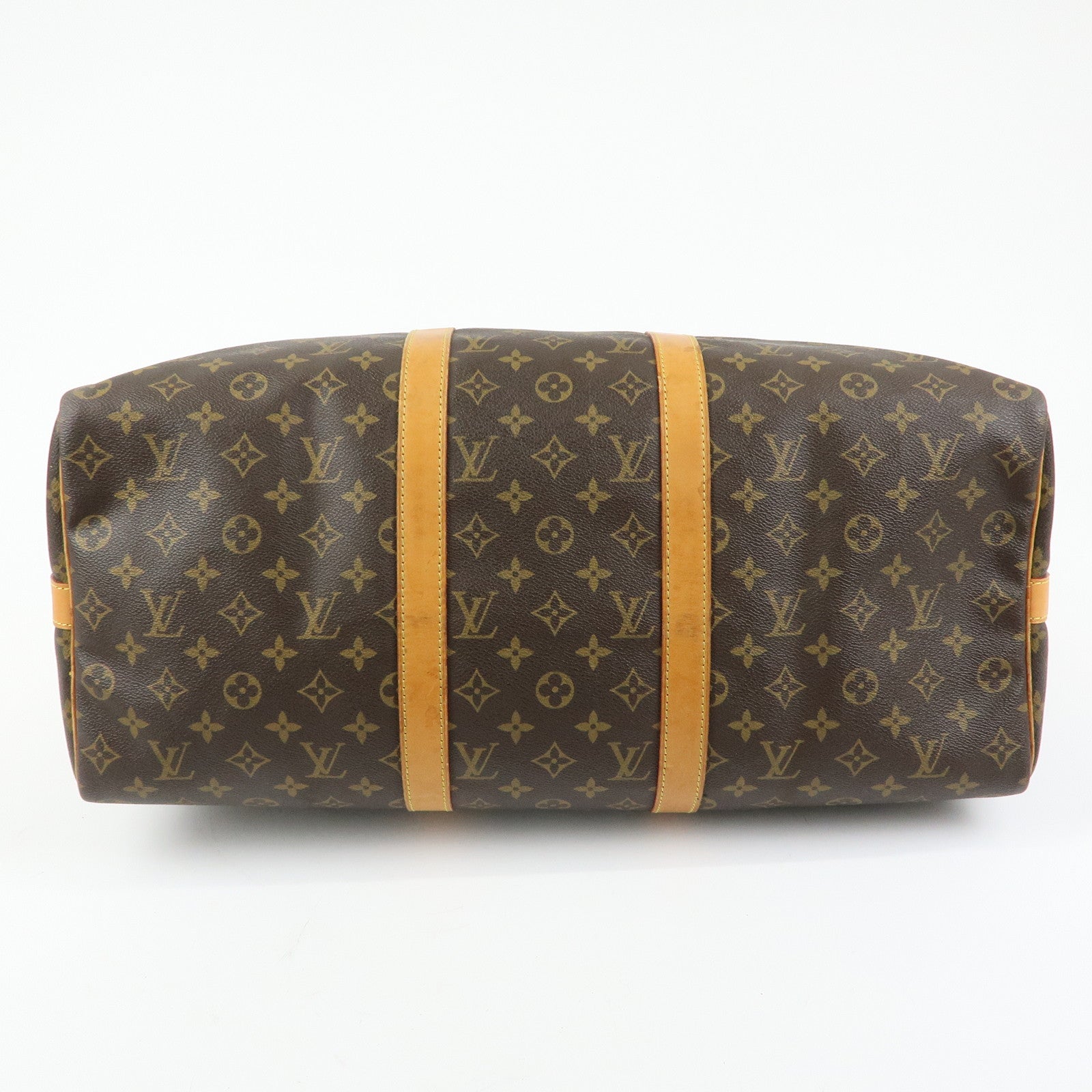 Louis Vuitton Monogram Keep All Bandouliere 50 Boston Bag M41416
