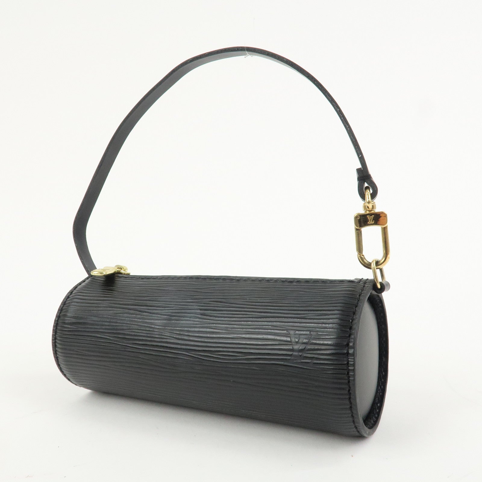Louis Vuitton Epi Leather Mini Pouch For Soufflot Hand Bag Noir