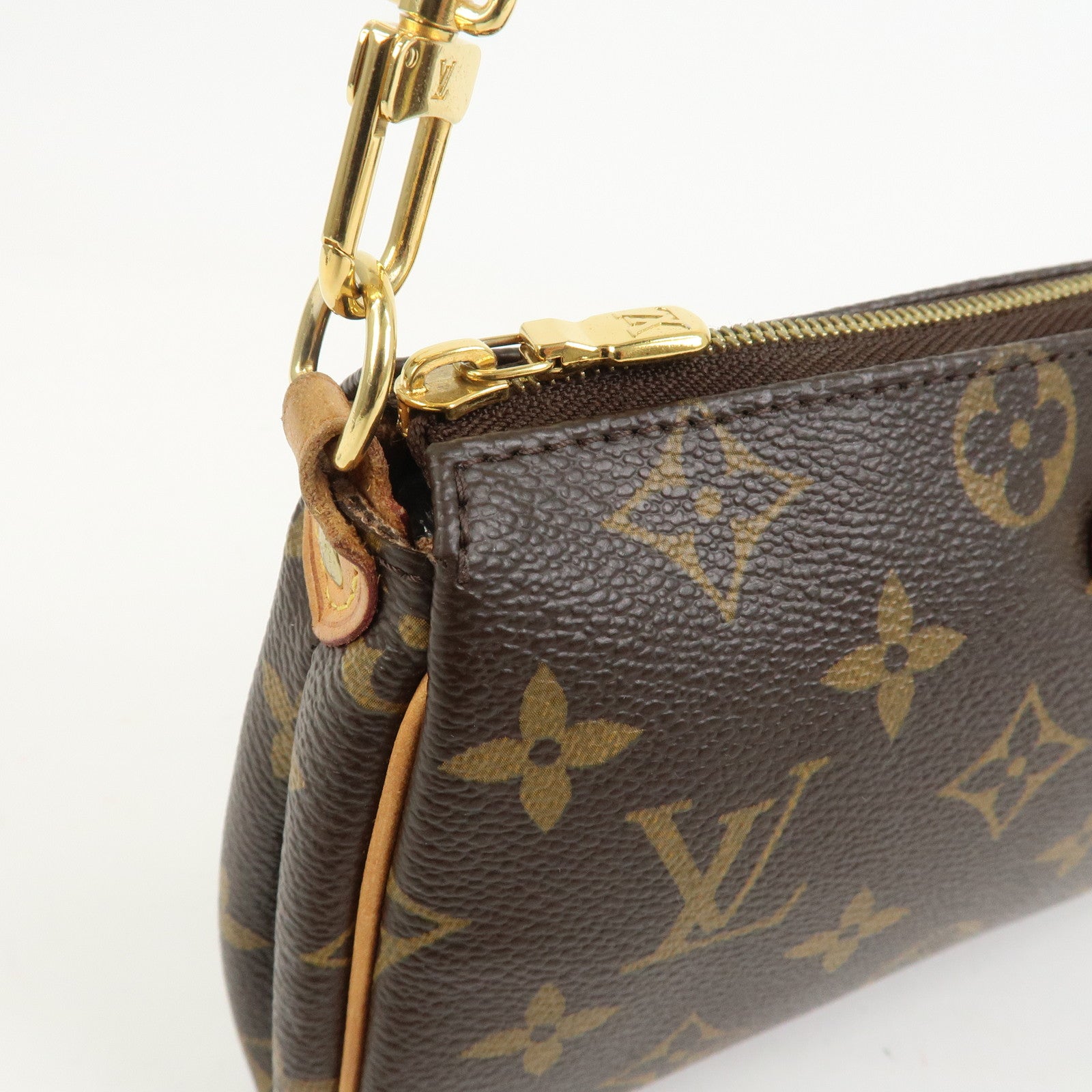 Louis Vuitton Monogram Eva 2Way Pouch Shoulder Bag Brown M95567
