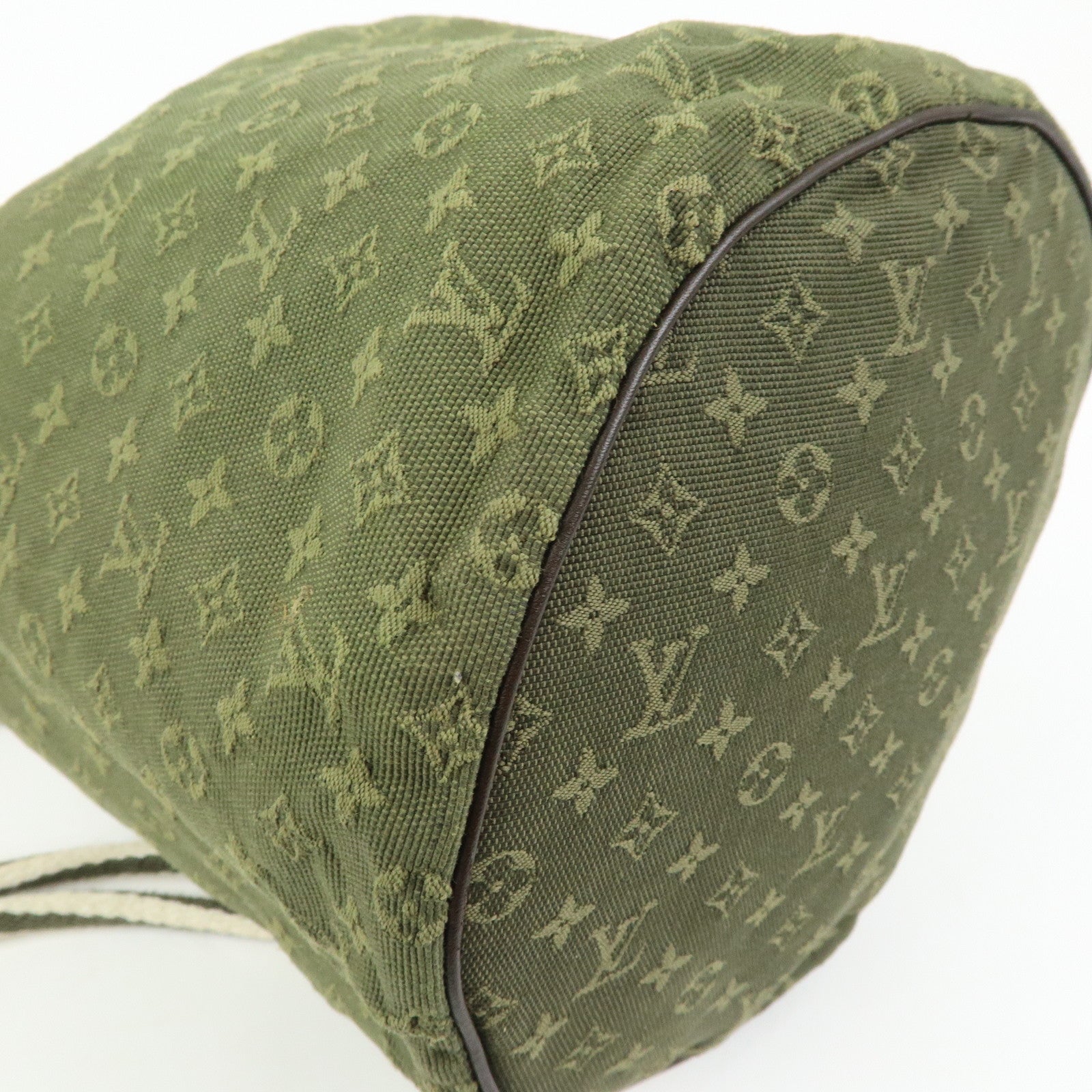 Louis Vuitton Betsy Monogram Mini Canvas Leather Shoulder Bag Khaki