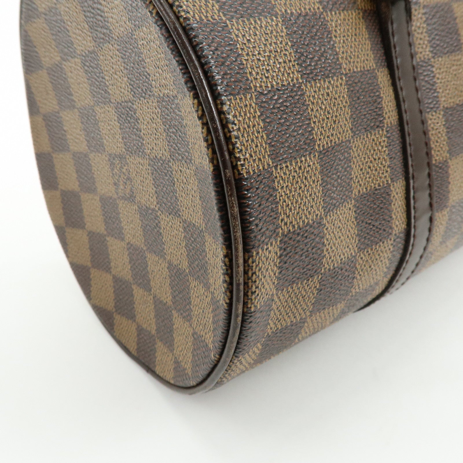 Louis Vuitton Damier Ebene Papillon 30 Hand Bag Brown N51303