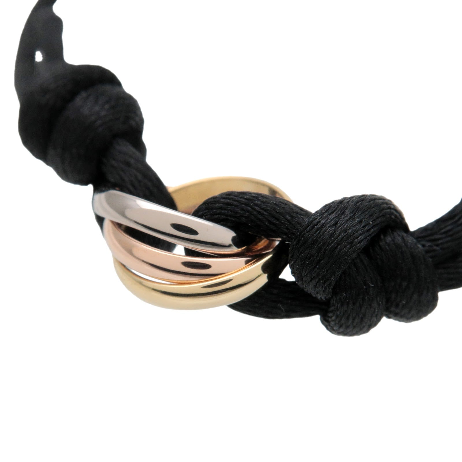 Cartier Trinity Code Bracelet K18 750 Yellow/White/Rose Gold