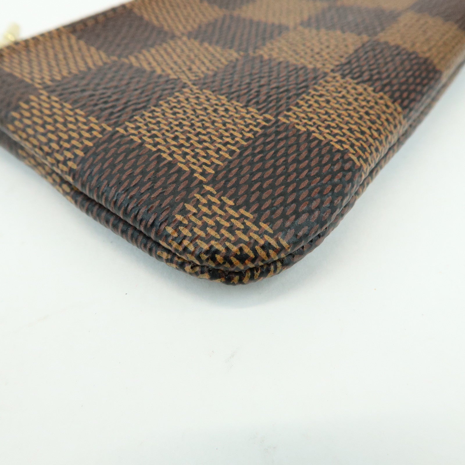 Louis Vuitton Damier Canvas Pochette Cles Damier Ebene N62658