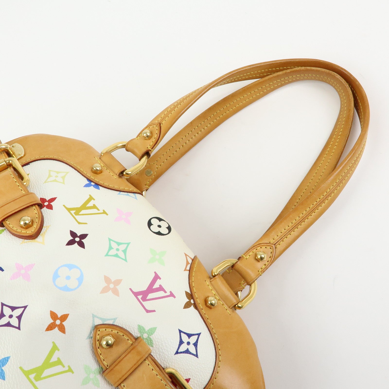 Louis Vuitton Monogram Multicolor Claudia Hand Bag Blanc M40193
