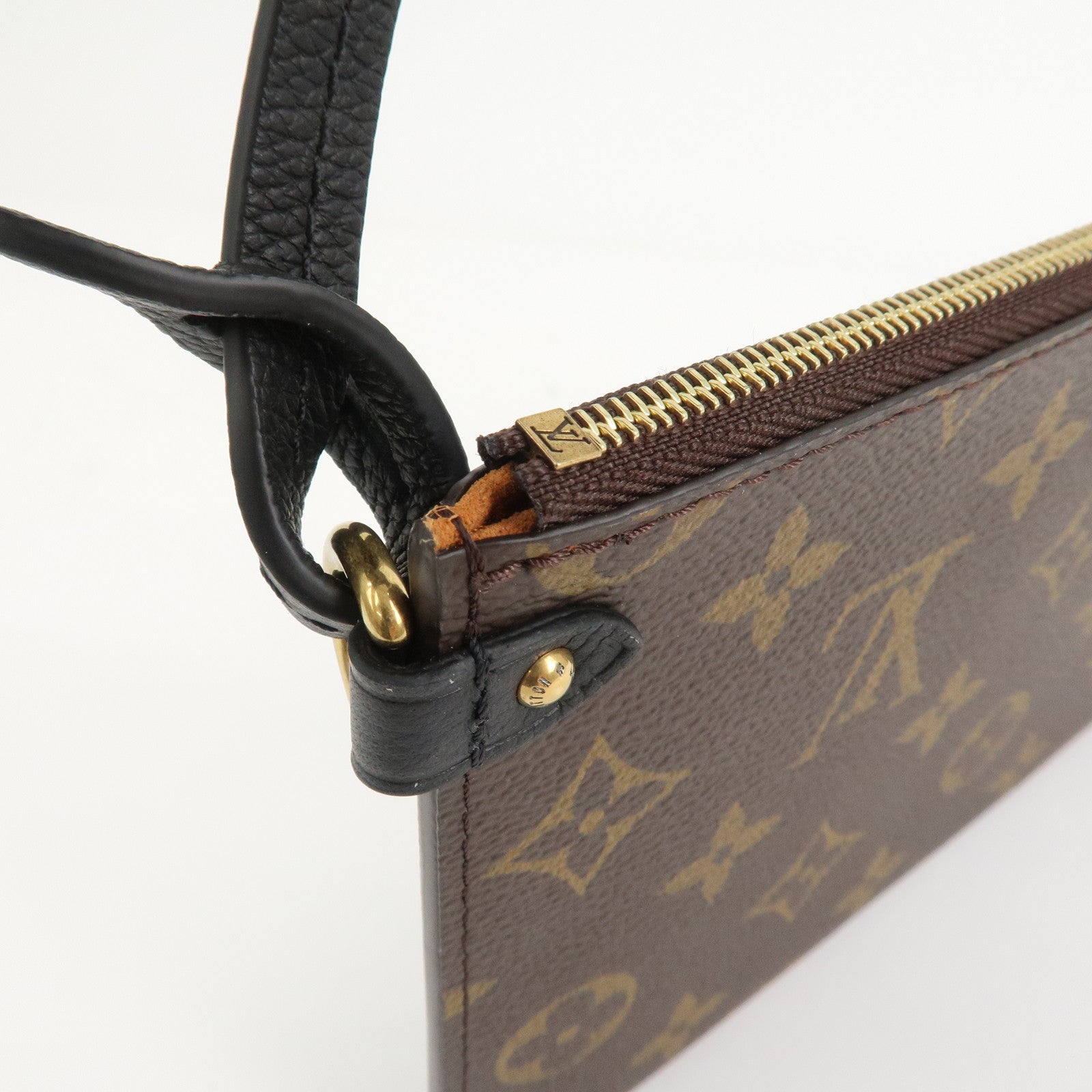 Louis Vuitton Monogram Canvas Leather Pouch for Low Key Hobo MM