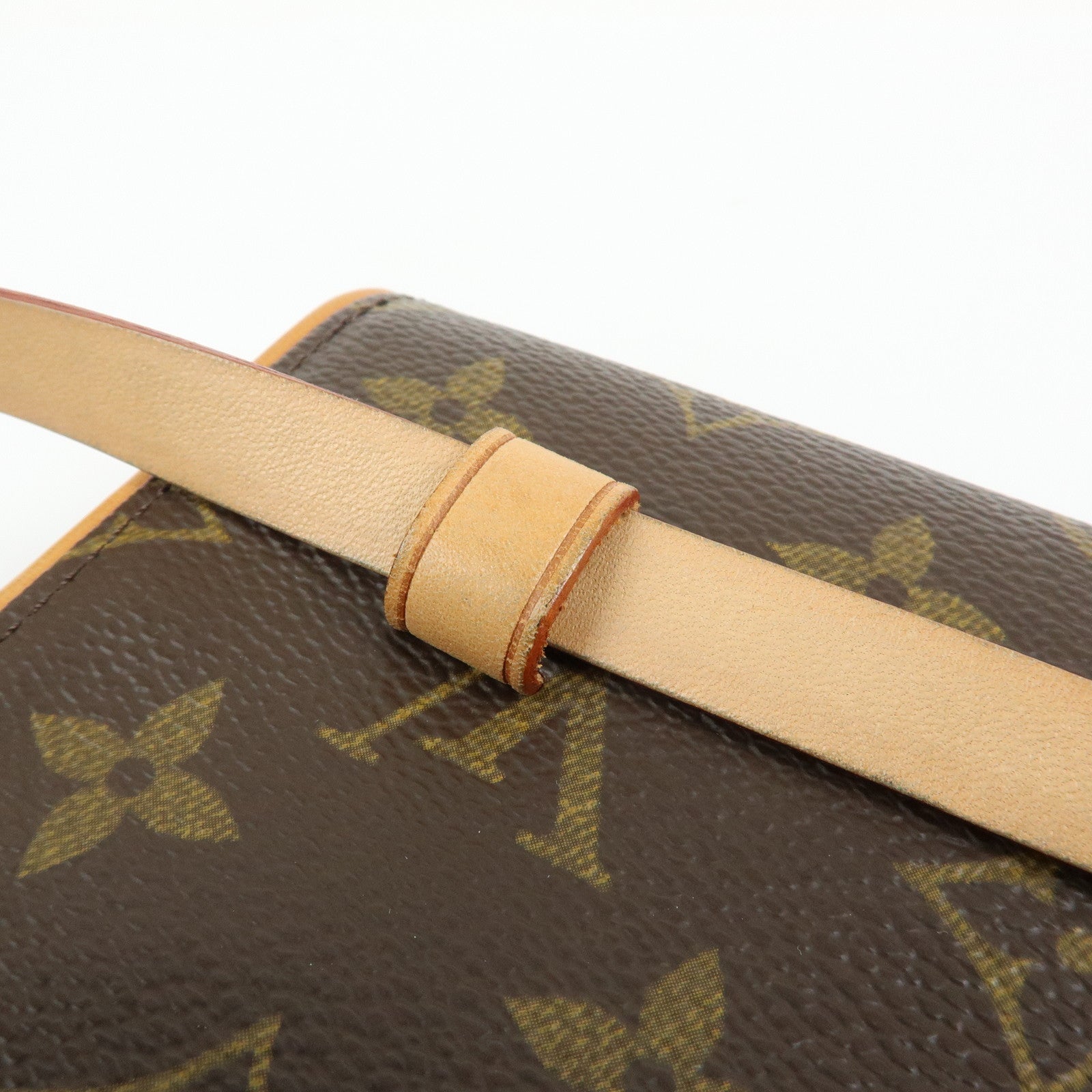 Louis Vuitton Monogram Pochette Florentine Waist Bag Belt M51855