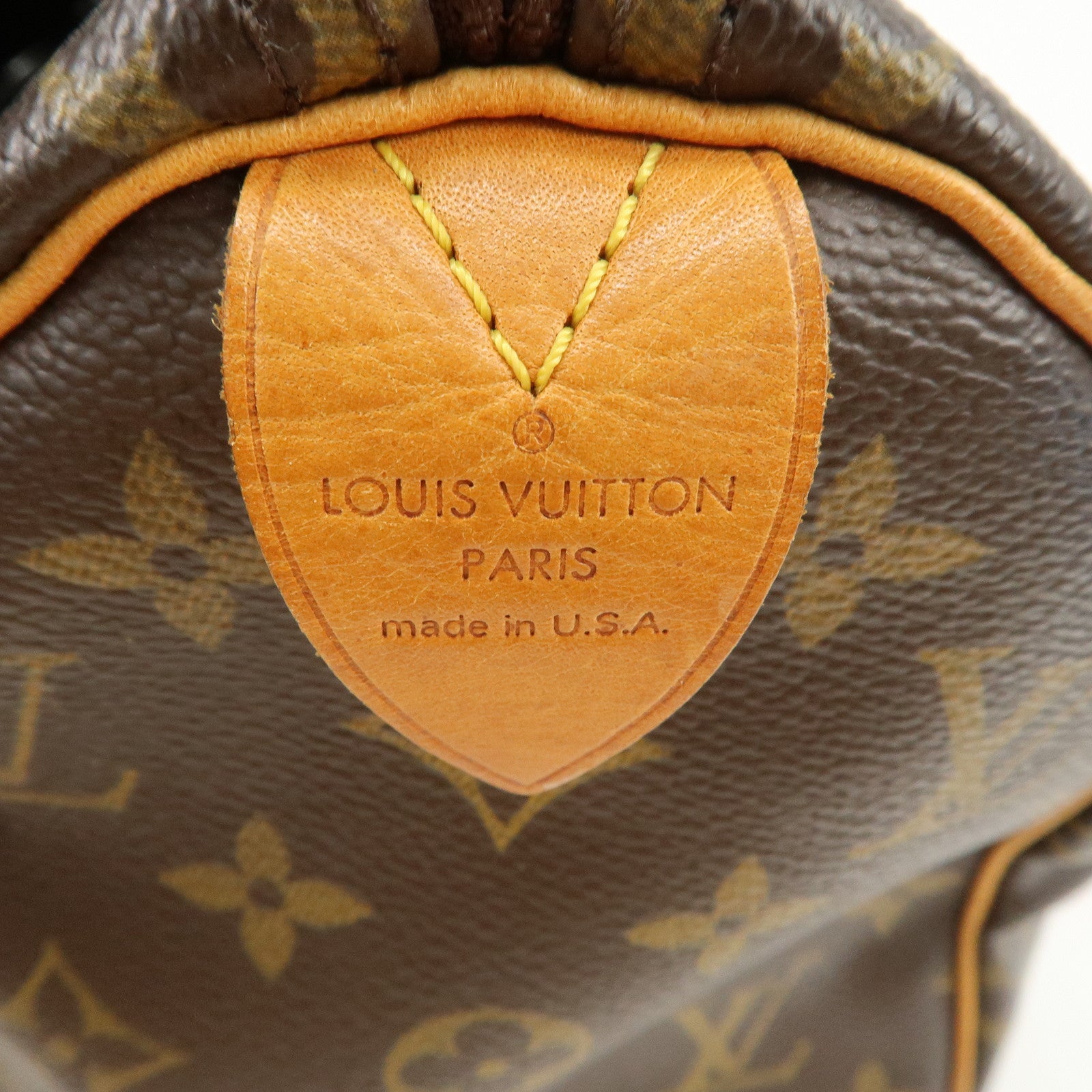 Louis Vuitton Monogram Speedy 25 Boston Bag Hand Bag Brown M41528