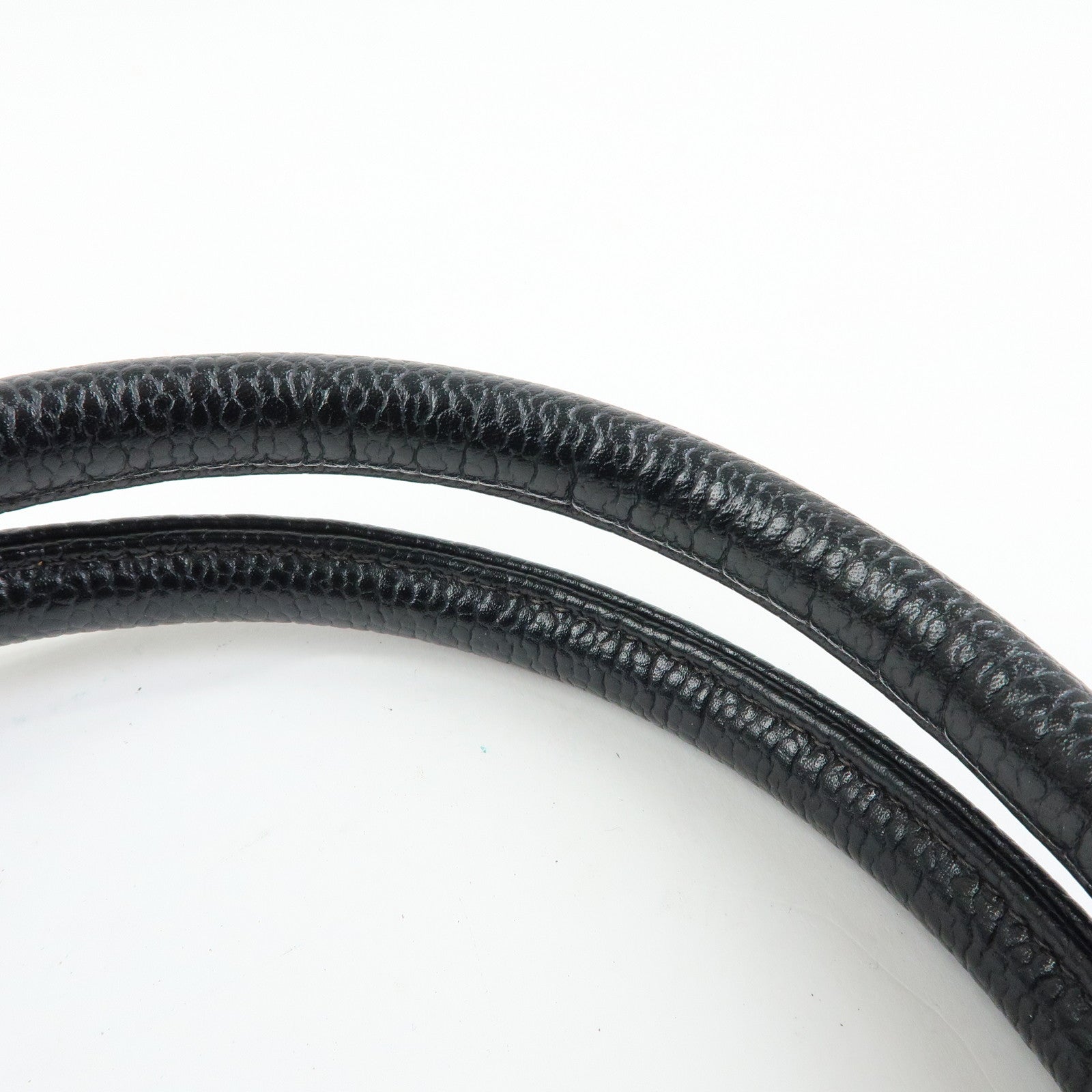 CHANEL Matelasse COCO Mark Cavairskin Medallion Hand Bag A01804