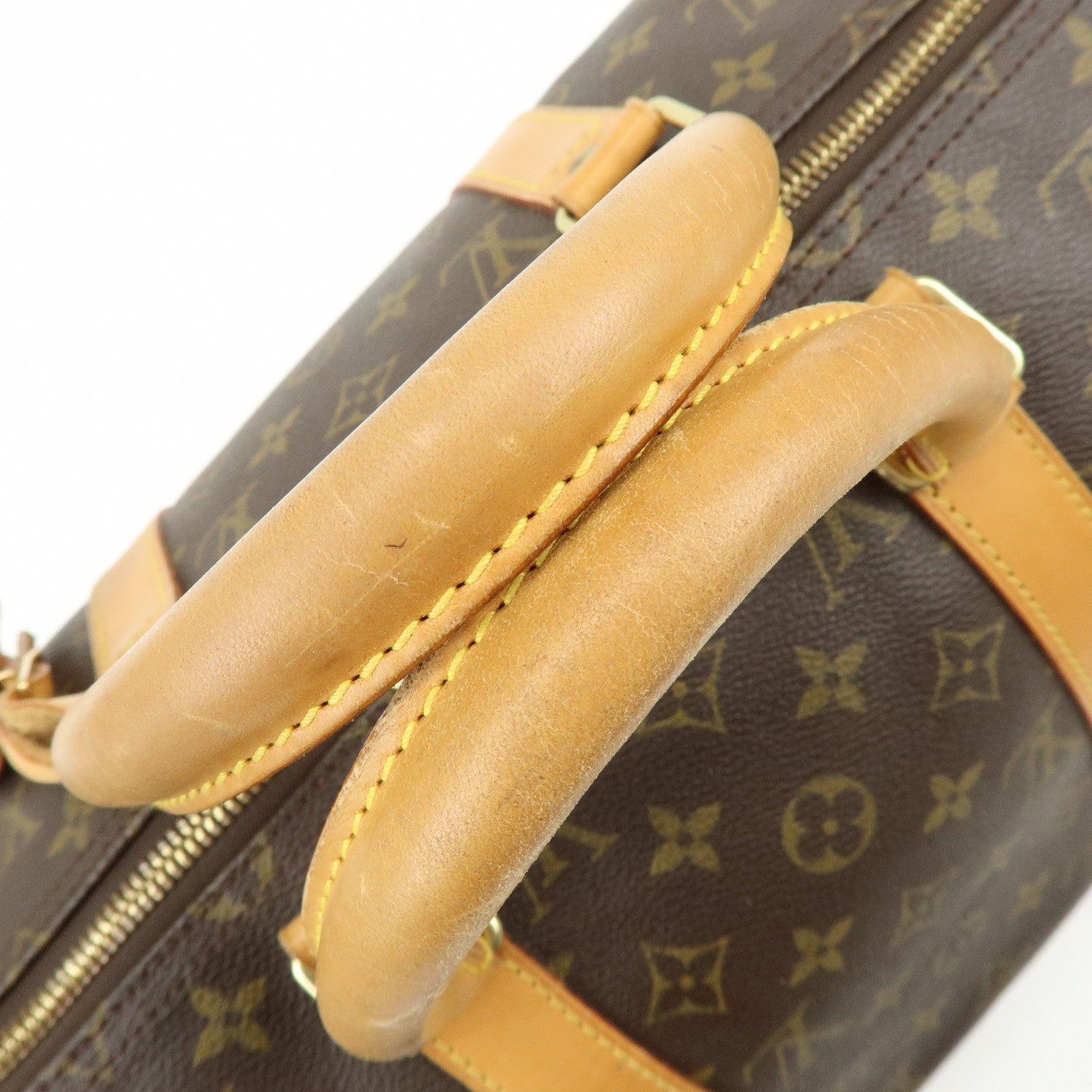 Louis Vuitton Monogram Keep All 50 Boston Bag Brown M41426