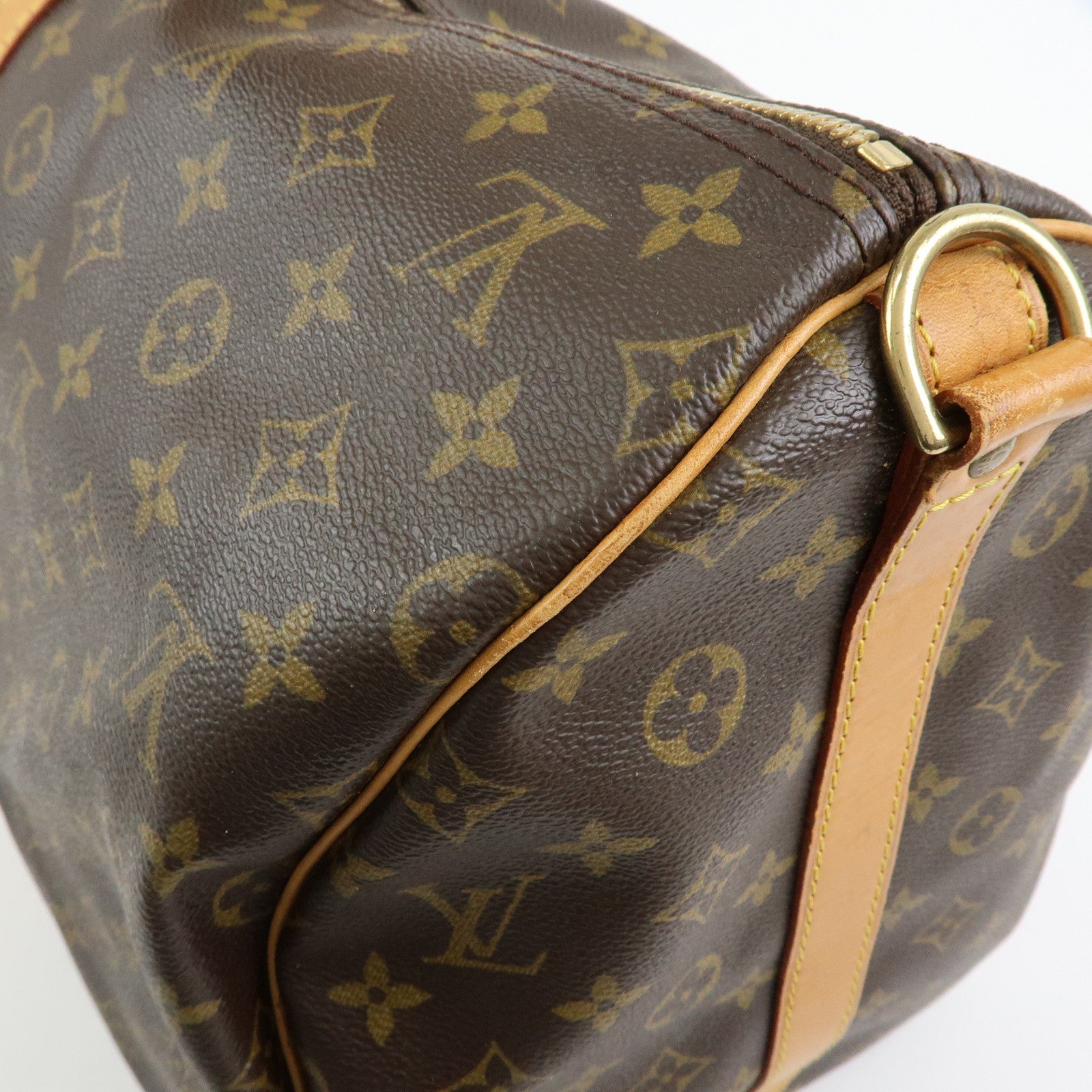 Louis Vuitton Monogram Keep All Bandouliere 55 Boston Bag M41414