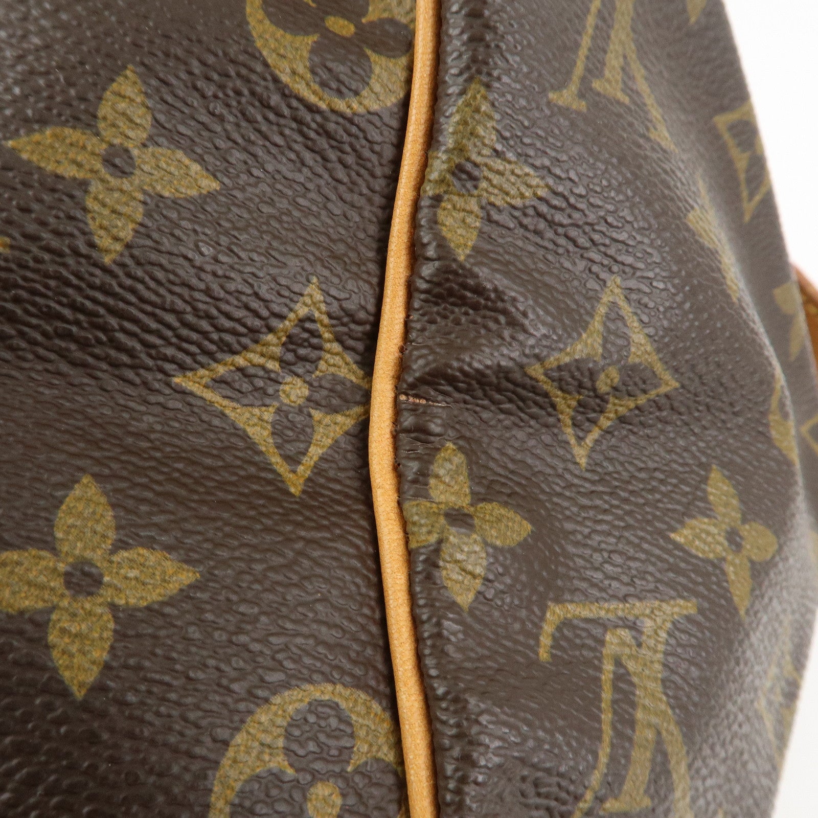 Louis Vuitton Monogram Sac Souple 35 Boston Bag Brown M41626