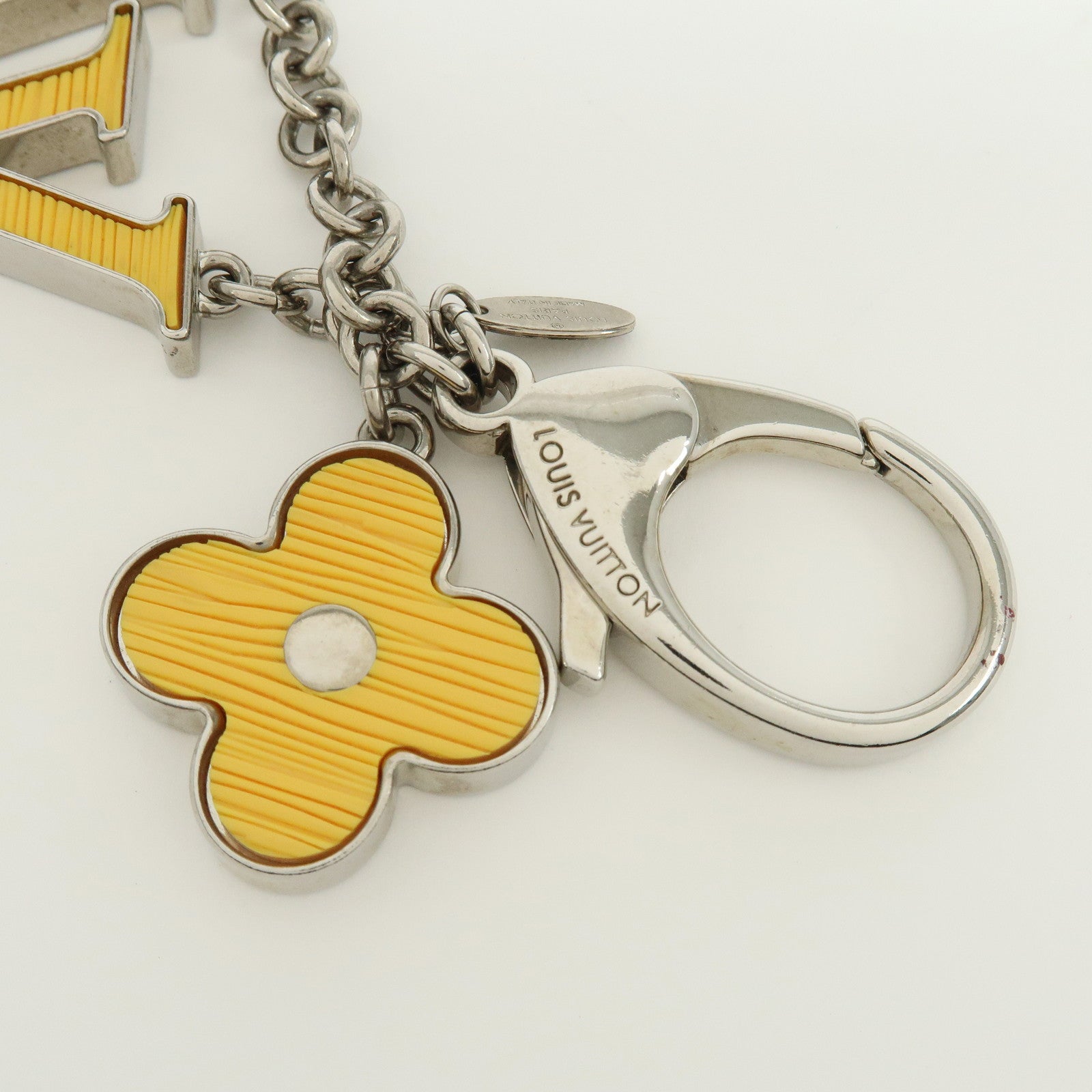 Louis Vuitton Bijou Sac Fleur de Epi Bag Charm Key Chain M66887