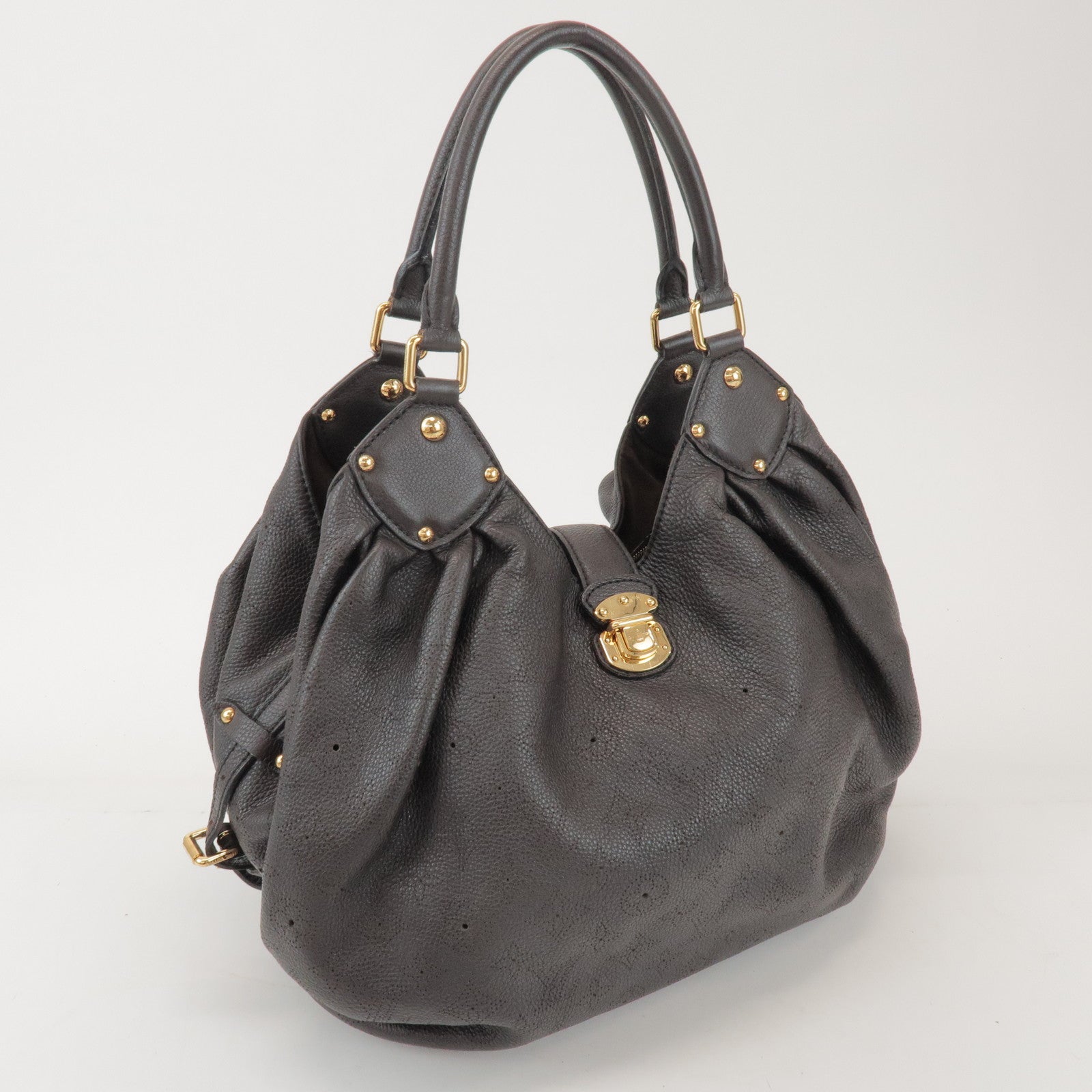 Louis Vuitton Monogram Mahina L Mahina Leather Shoulder Bag M95975